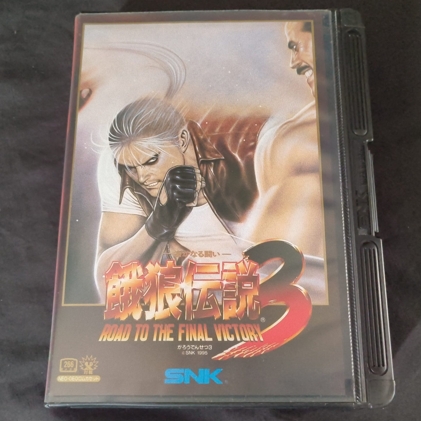 Fatal Fury 3 Garo Densetsu 3 SNK NEO GEO AES Cartridge, Manual Boxed set-h0804-