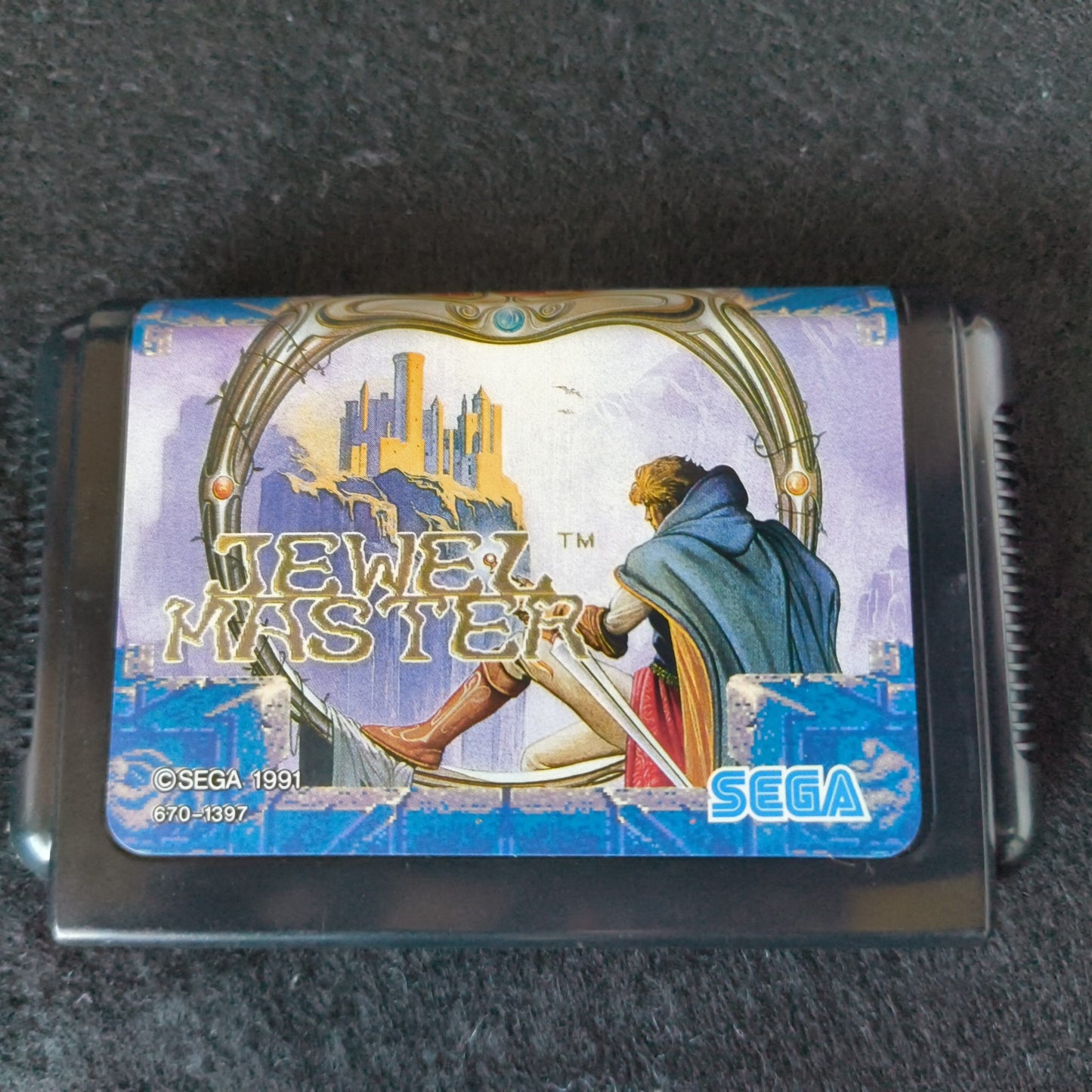 JEWEL MASTER SEGA MEGA DRIVE (Genesis ) Shooter game Cartridge w/Box set-h0805-