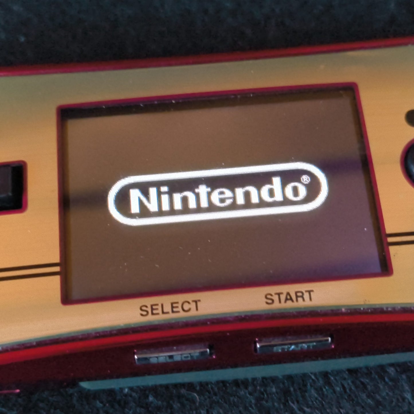 Nintendo Gameboy Micro Famicom 20th Anniversary Edition console OXY-001 -h0805-