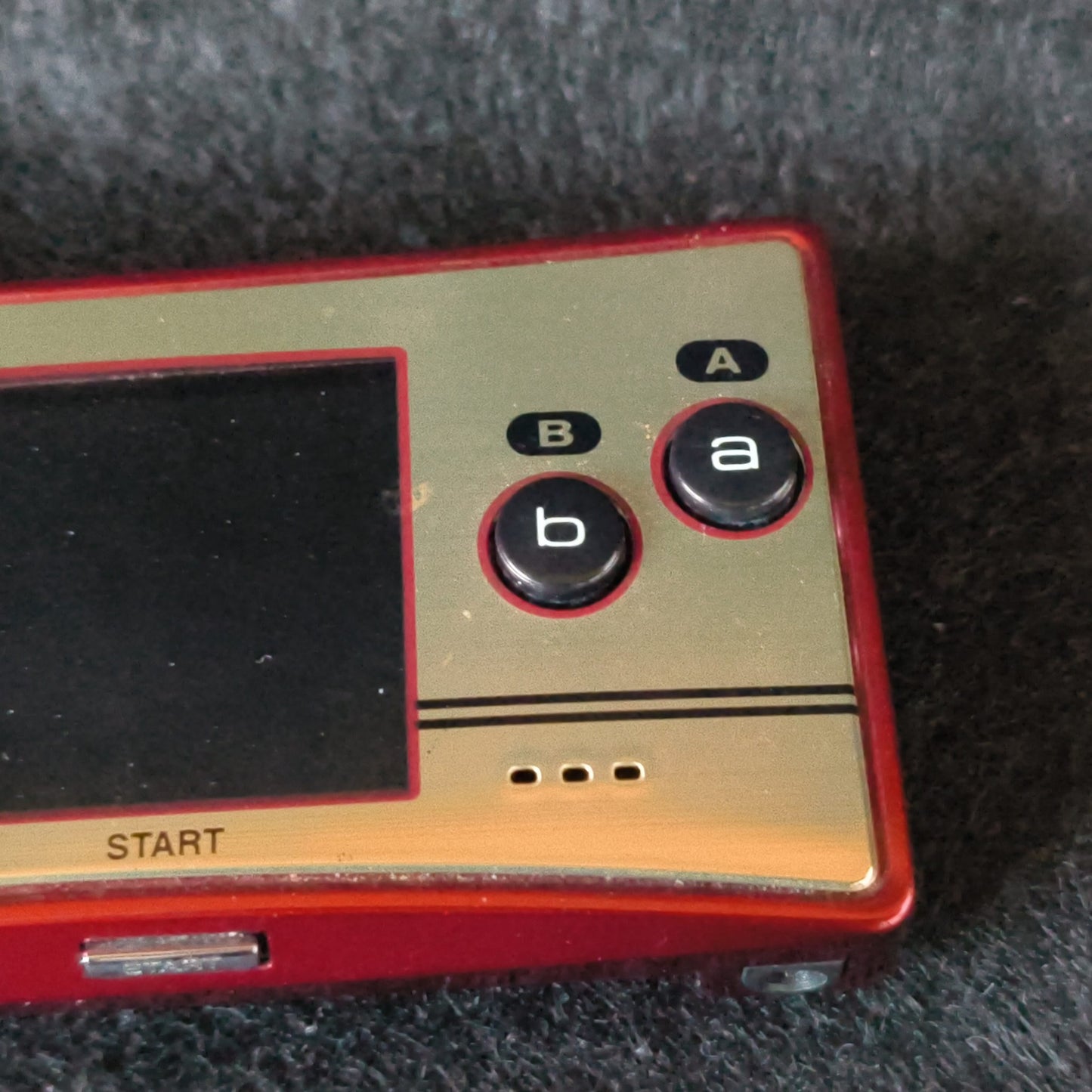 Nintendo Gameboy Micro Famicom 20th Anniversary Edition console OXY-001 -h0805-