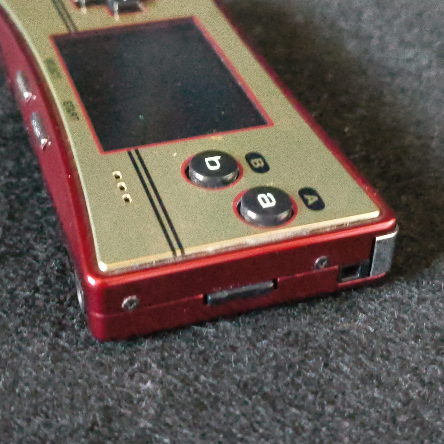 Nintendo Gameboy Micro Famicom 20th Anniversary Edition console OXY-001 -h0805-