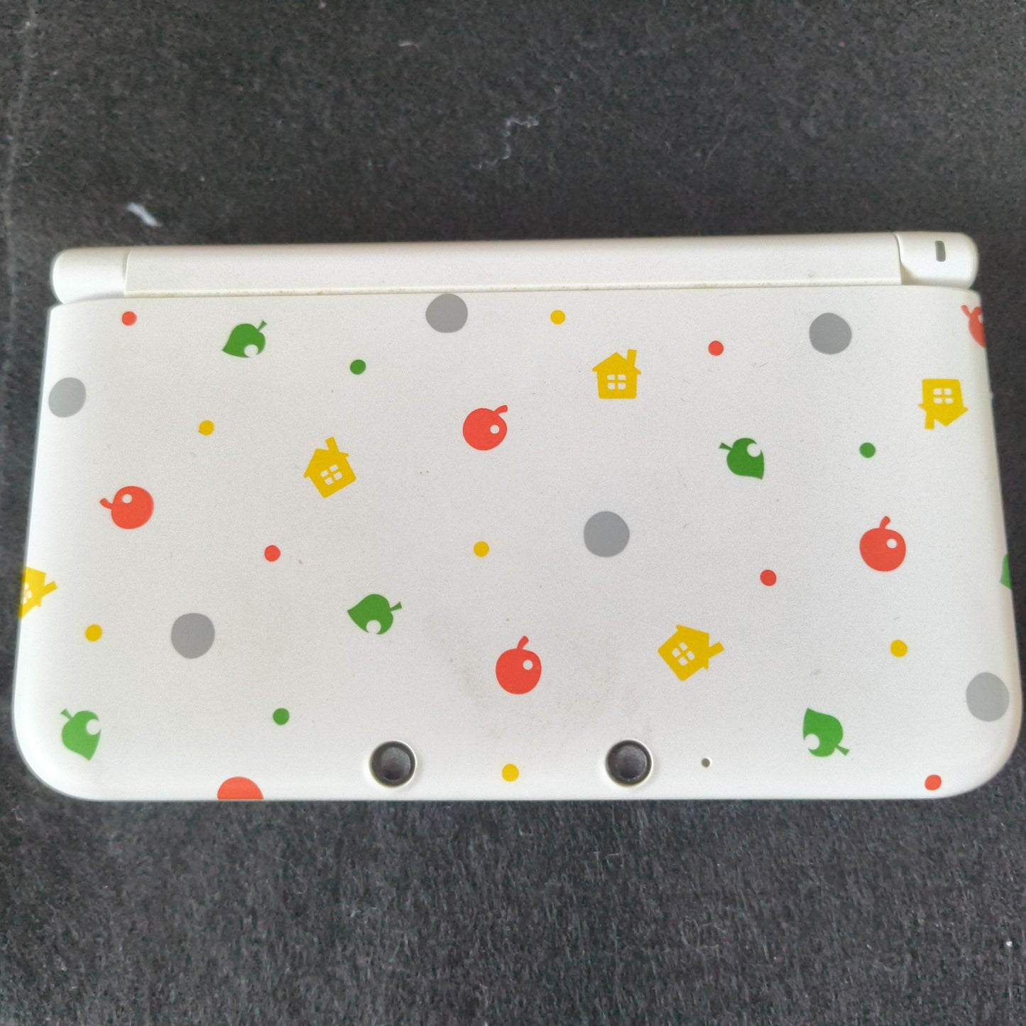 Nintendo 3DS LL Animal Crossing Limited Console and charger set, Working-h0805-