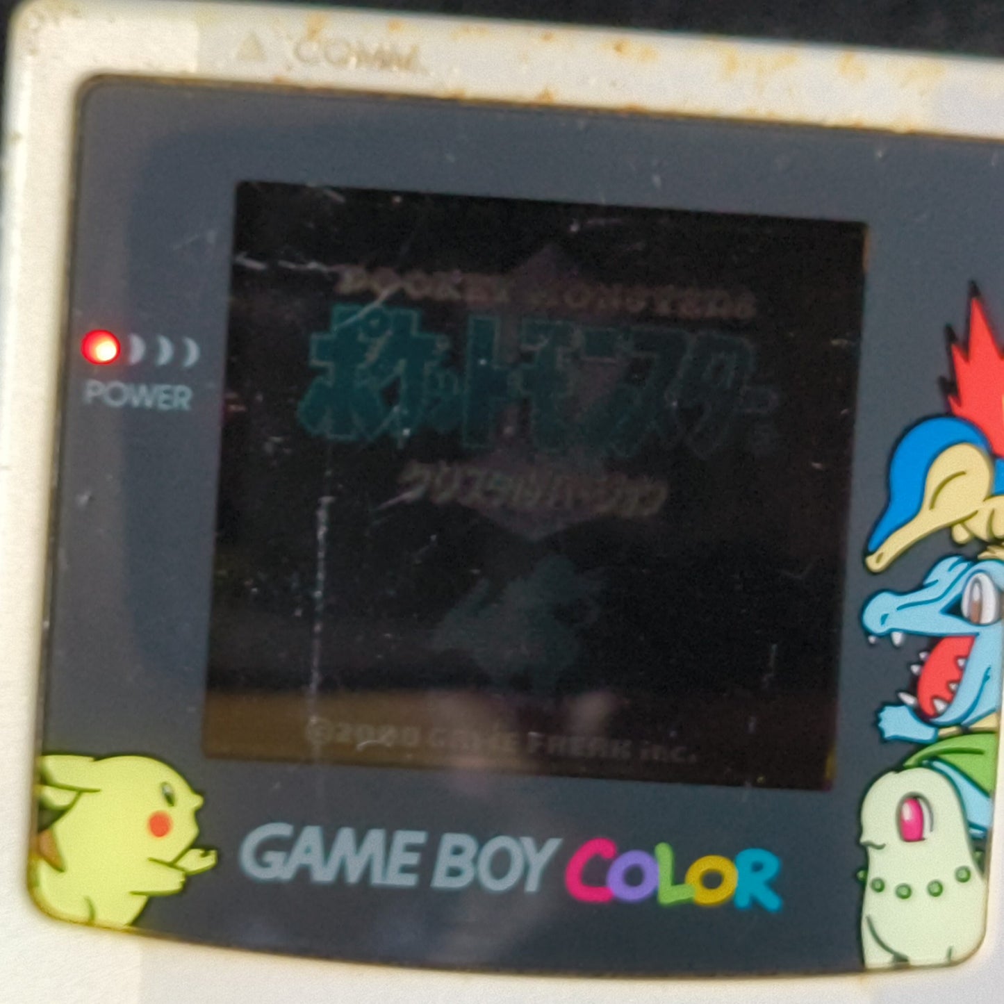 Nintendo Gameboy Color Pokemon Center Limited Edition silver console set-h0805-