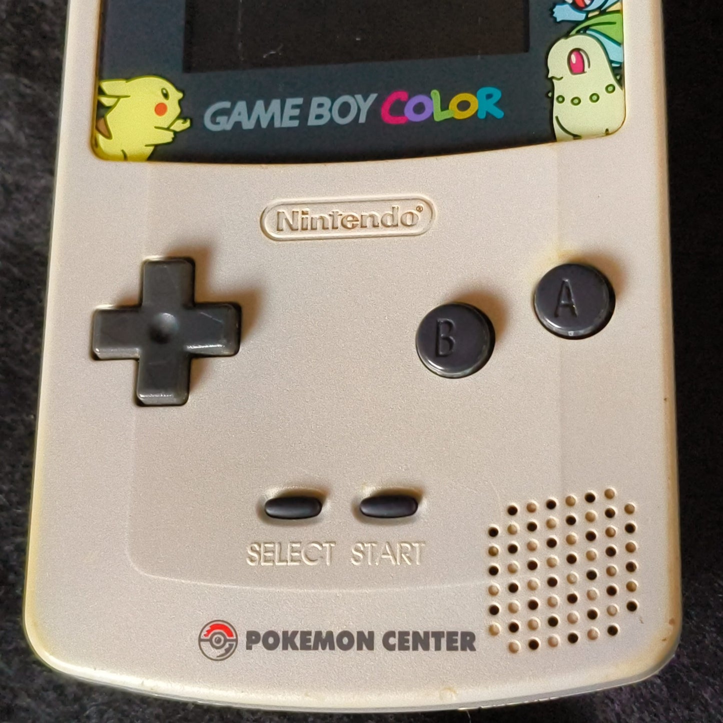 Nintendo Gameboy Color Pokemon Center Limited Edition silver console set-h0805-