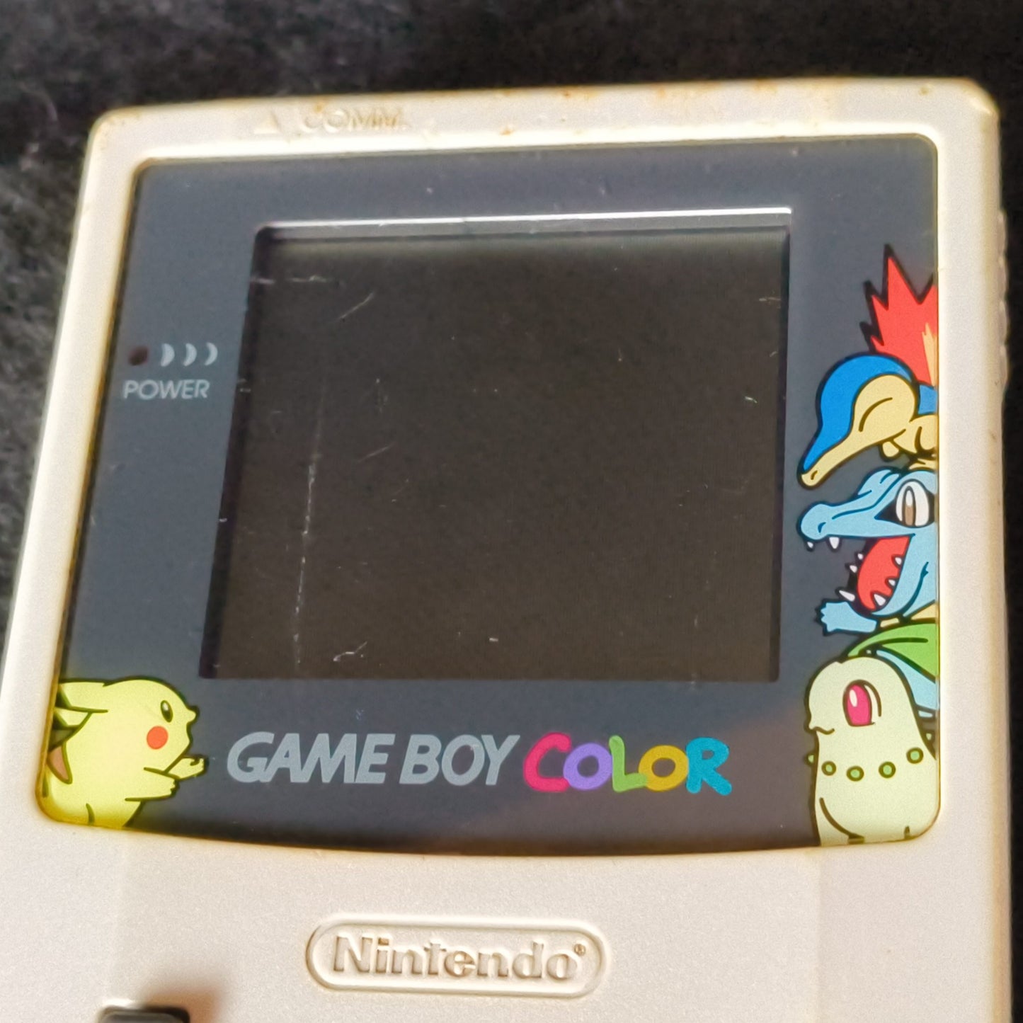 Nintendo Gameboy Color Pokemon Center Limited Edition silver console set-h0805-