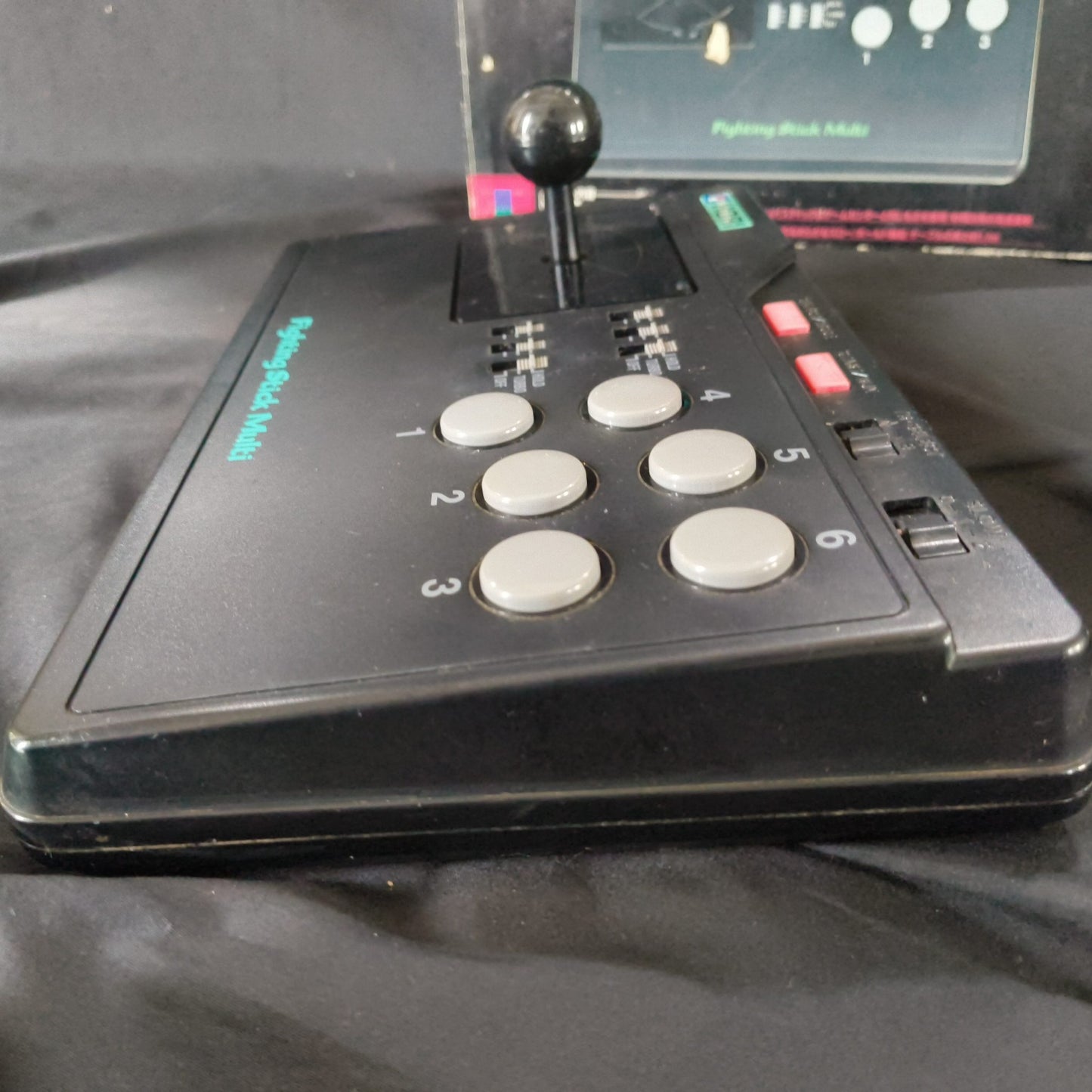 Hori Arcade Fighting Stick Multi for SNES, PC Engine, Megadrive Boxed set-h0807-