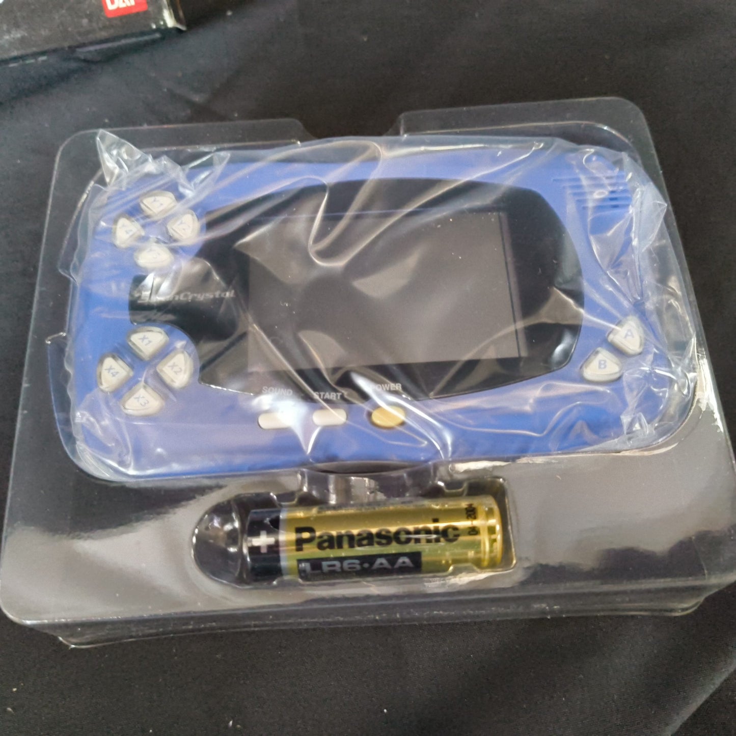 Wonder Swan Crystal Blue Violet BANDAI Console,Manual Boxed set, Working-h0808-2