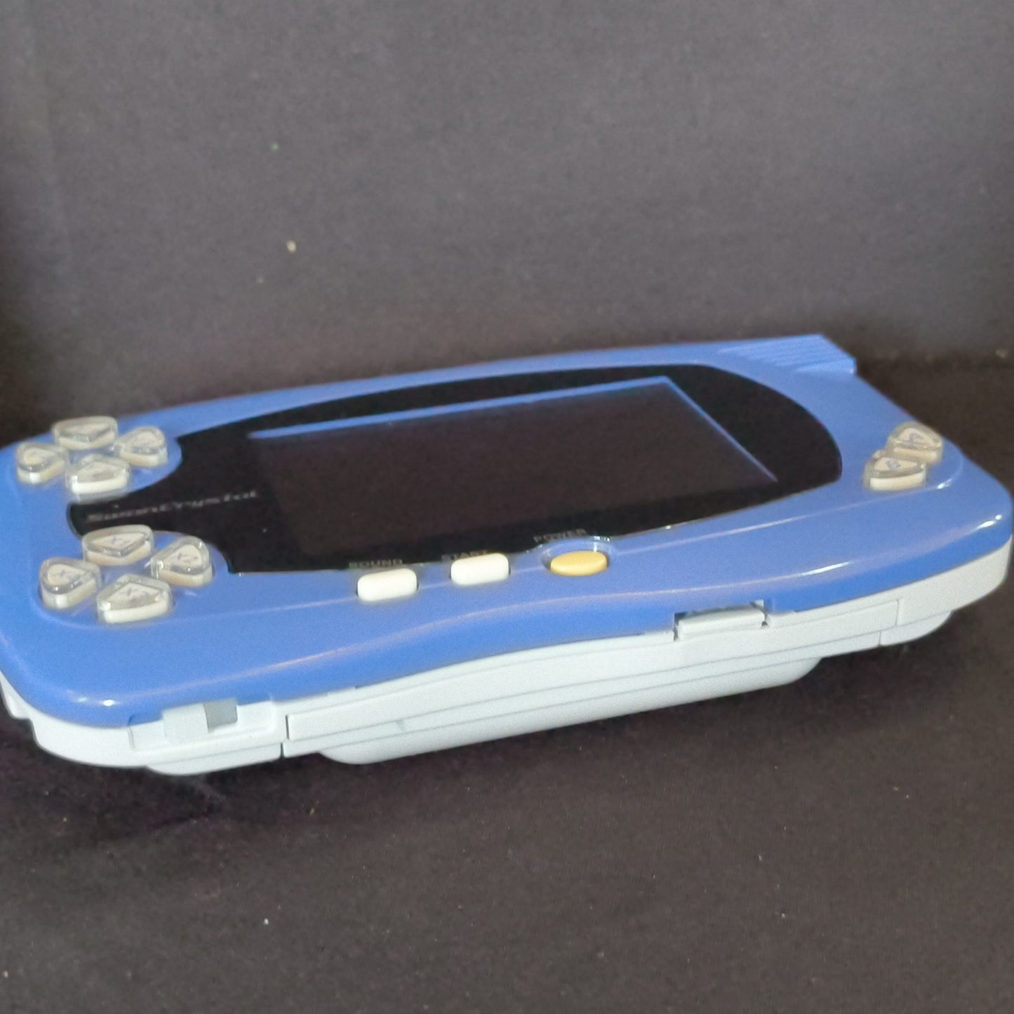 Wonder Swan Crystal Blue Violet BANDAI Console,Manual Boxed set, Working-h0808-2