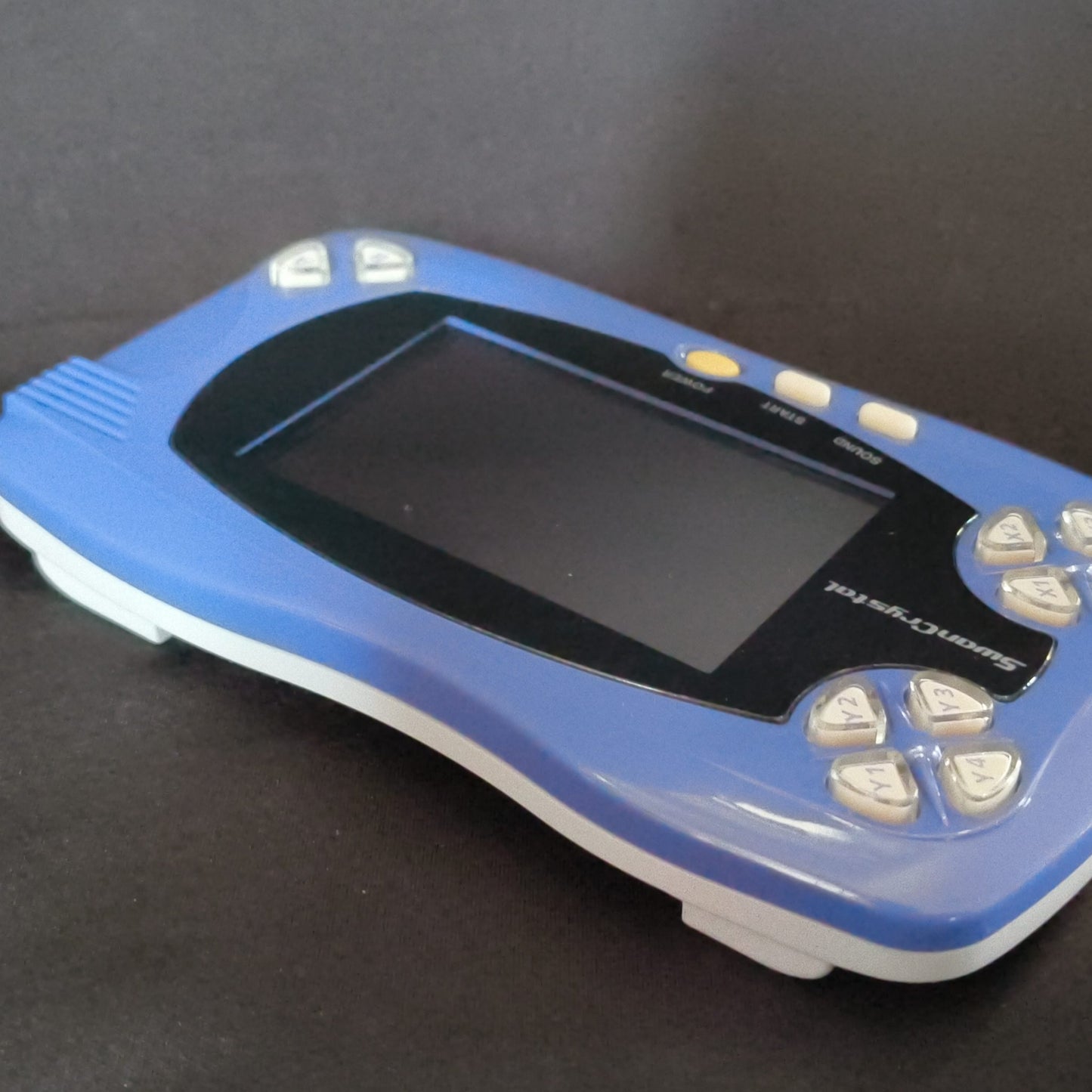 Wonder Swan Crystal Blue Violet BANDAI Console,Manual Boxed set, Working-h0808-2