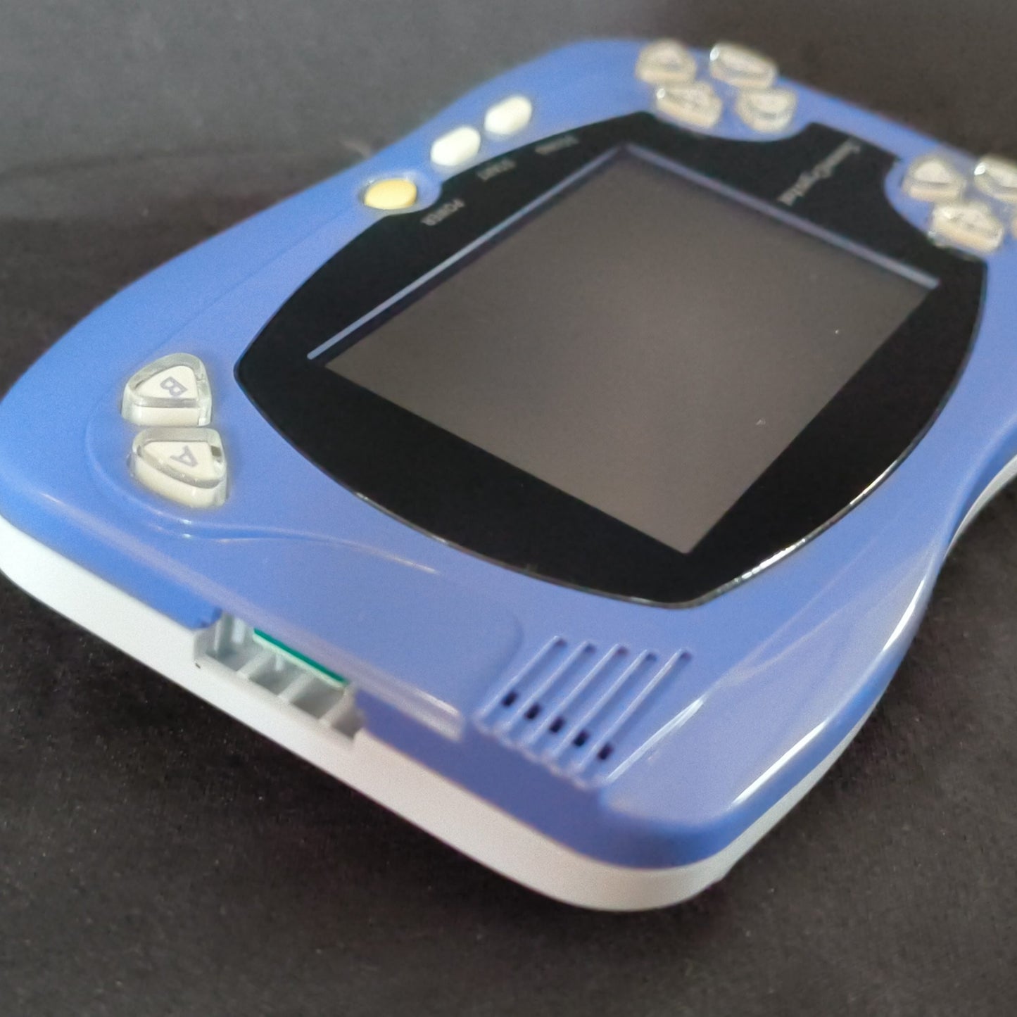 Wonder Swan Crystal Blue Violet BANDAI Console,Manual Boxed set, Working-h0808-2