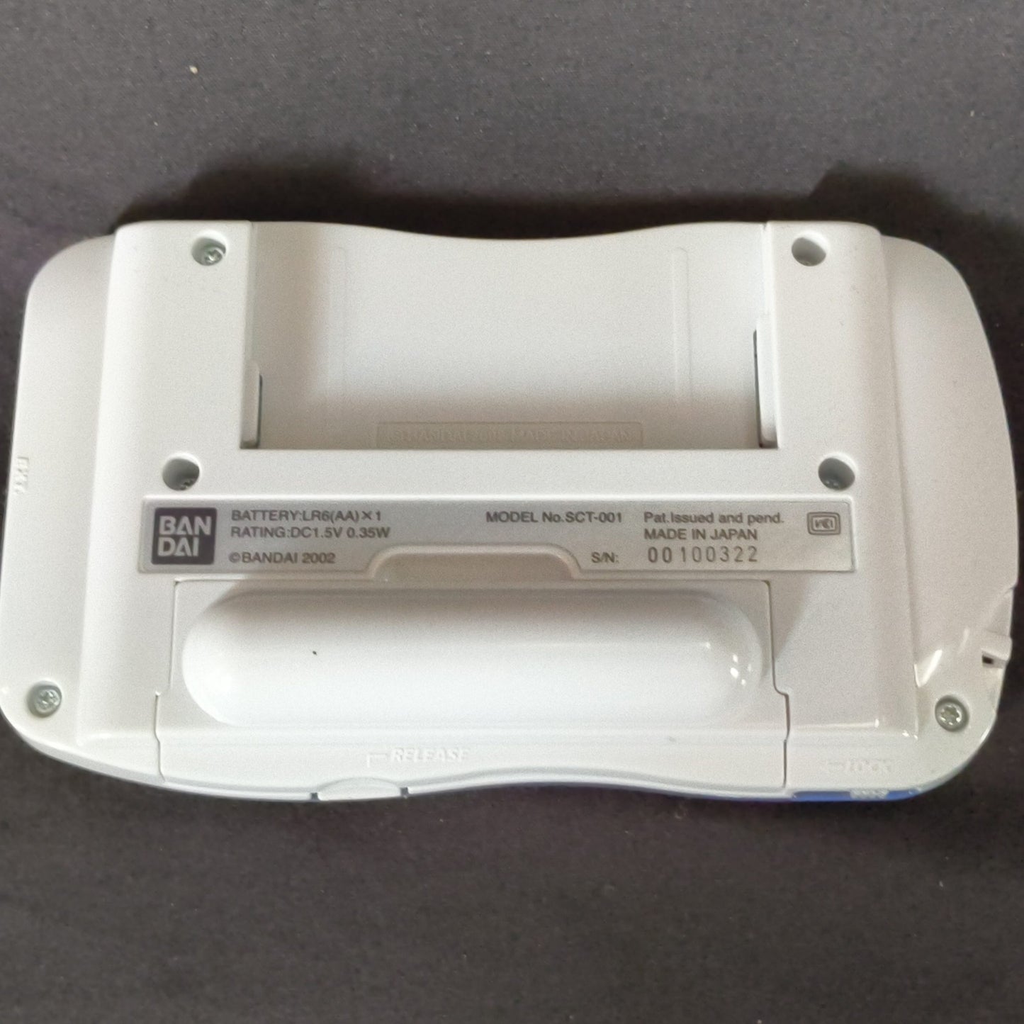 Wonder Swan Crystal Blue Violet BANDAI Console,Manual Boxed set, Working-h0808-2