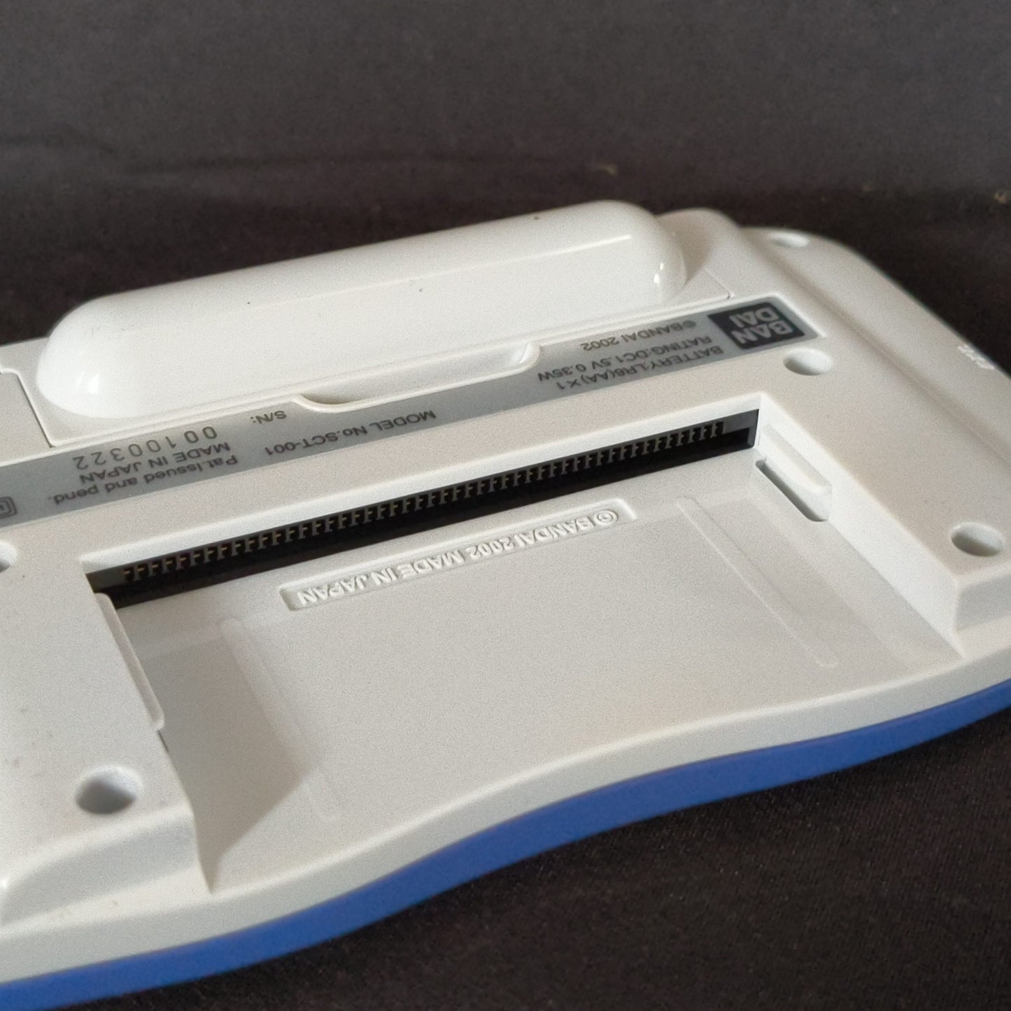 Wonder Swan Crystal Blue Violet BANDAI Console,Manual Boxed set, Working-h0808-2