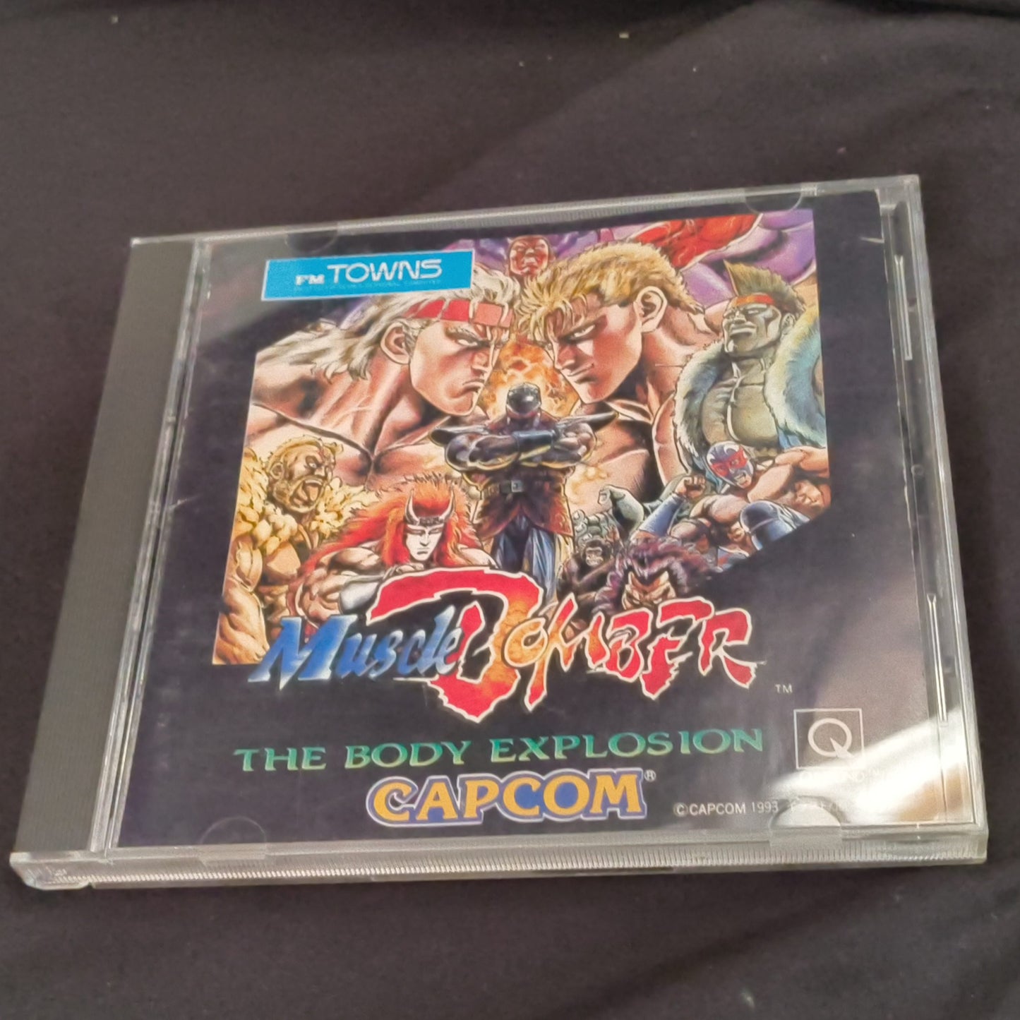 MUSCLE BOMBER (Saturday Night Slam Masters)  FM TOWNS / MARTY Boxed set-f0811-