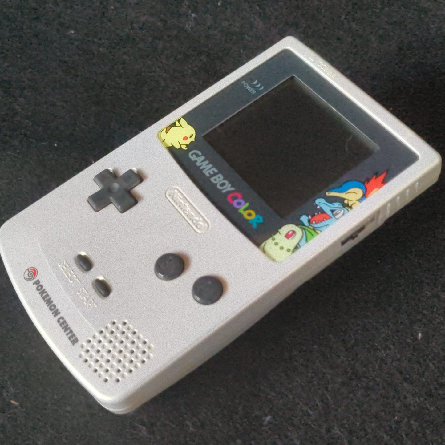 Nintendo Gameboy Color Pokemon Center Limited Edition silver console set-h0811-