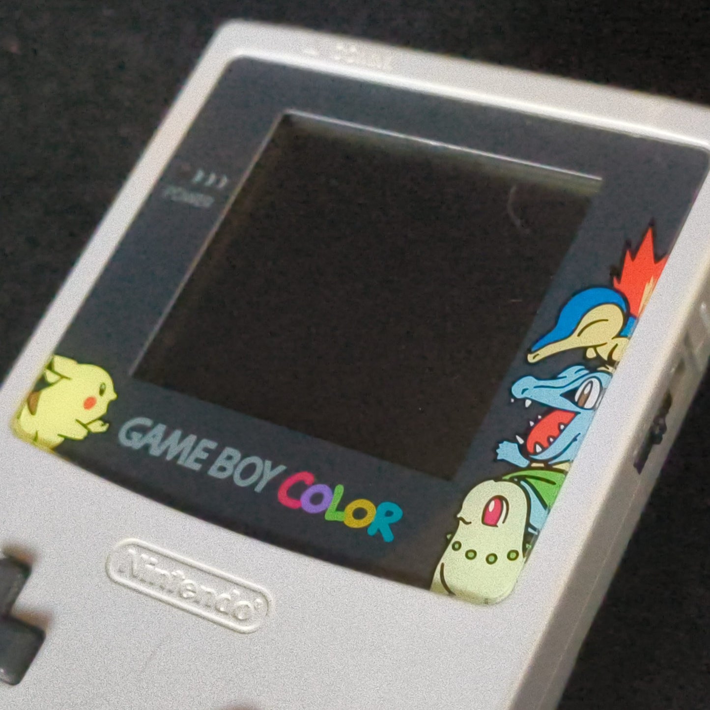 Nintendo Gameboy Color Pokemon Center Limited Edition silver console set-h0811-