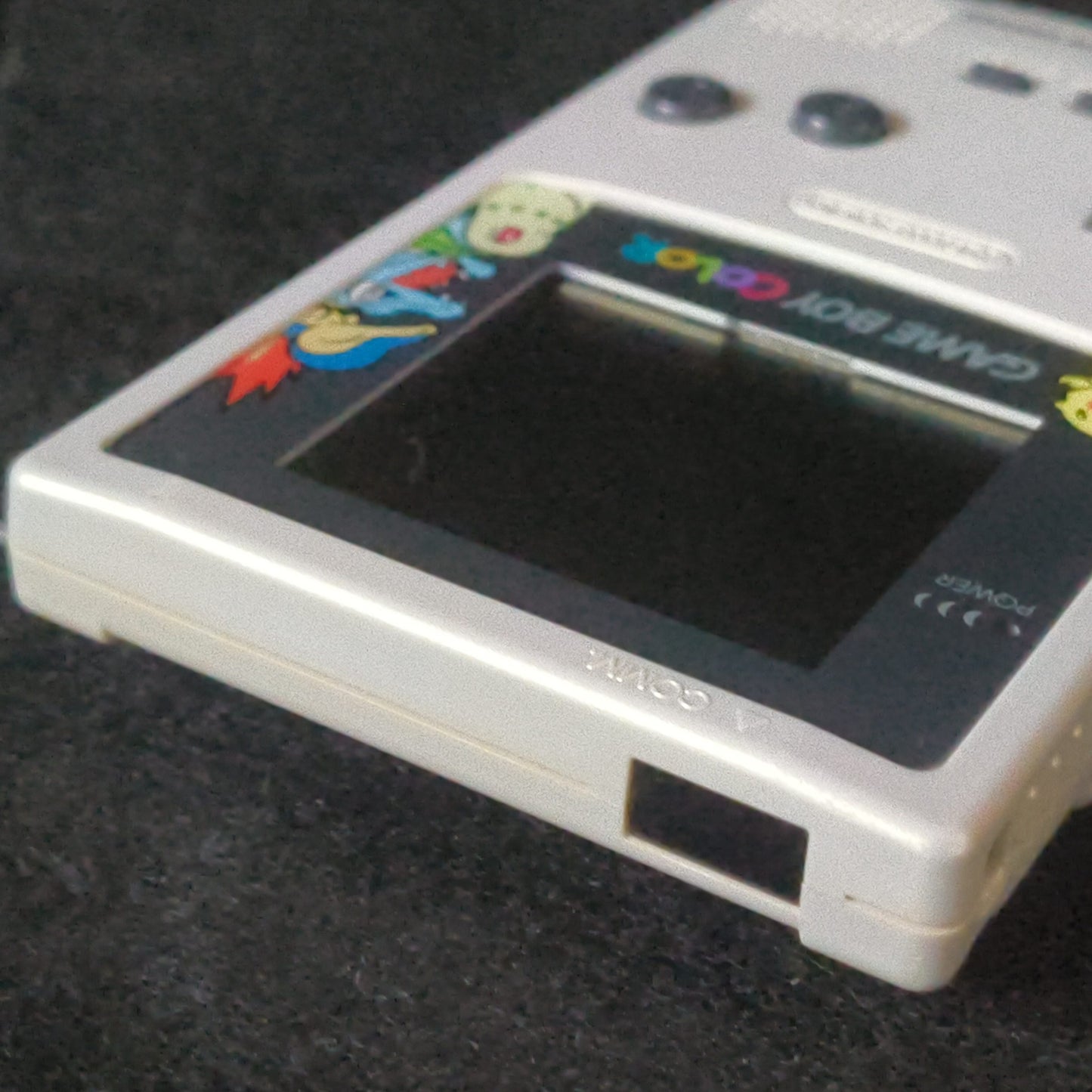 Nintendo Gameboy Color Pokemon Center Limited Edition silver console set-h0811-