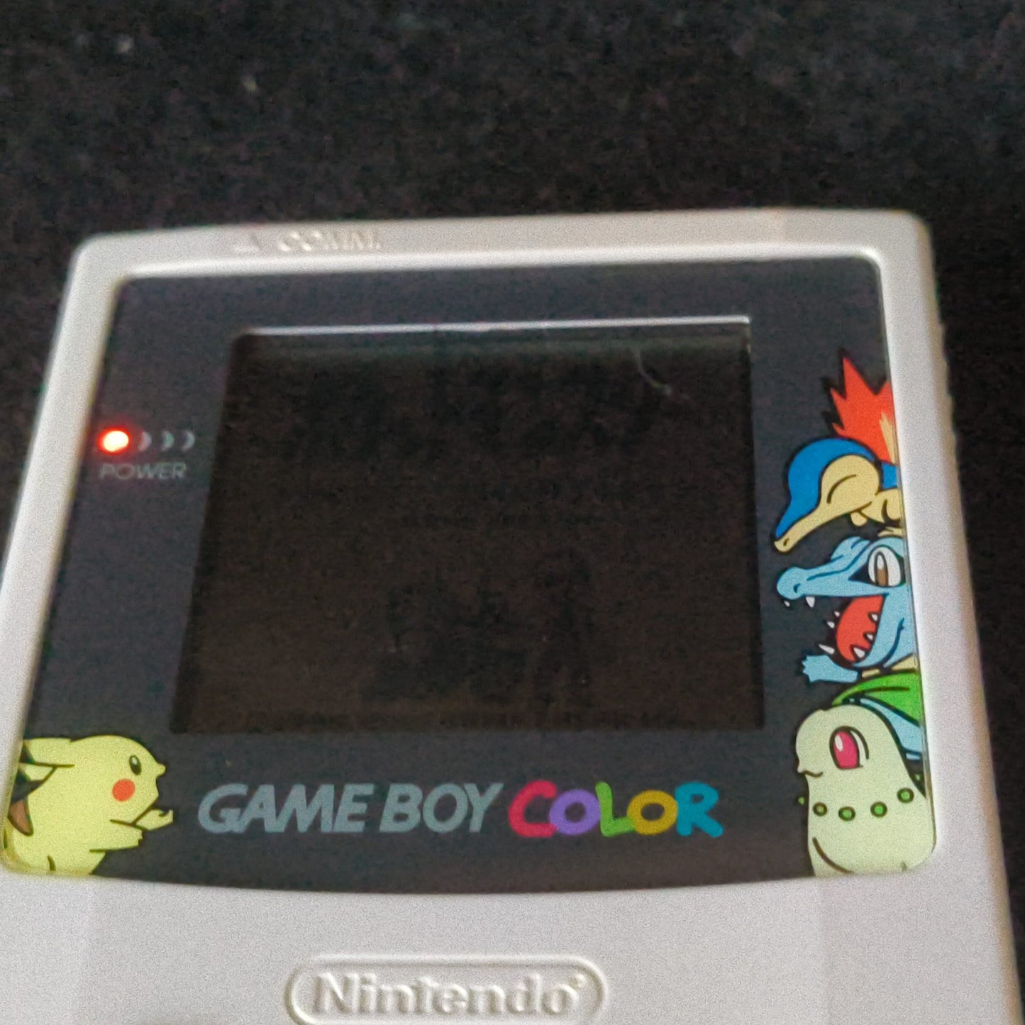 Nintendo Gameboy Color Pokemon Center Limited Edition silver console set-h0811-