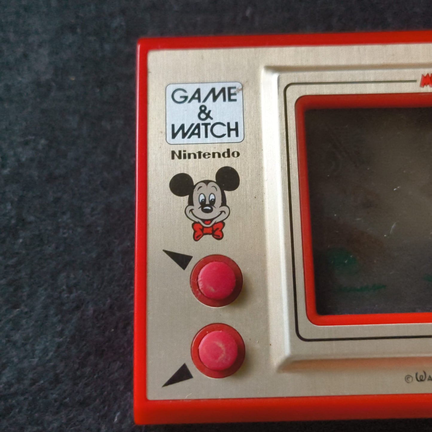 Vintage Nintendo Game & Watch Mickey Mouse. Handheld game, w/Manual, Box,Working