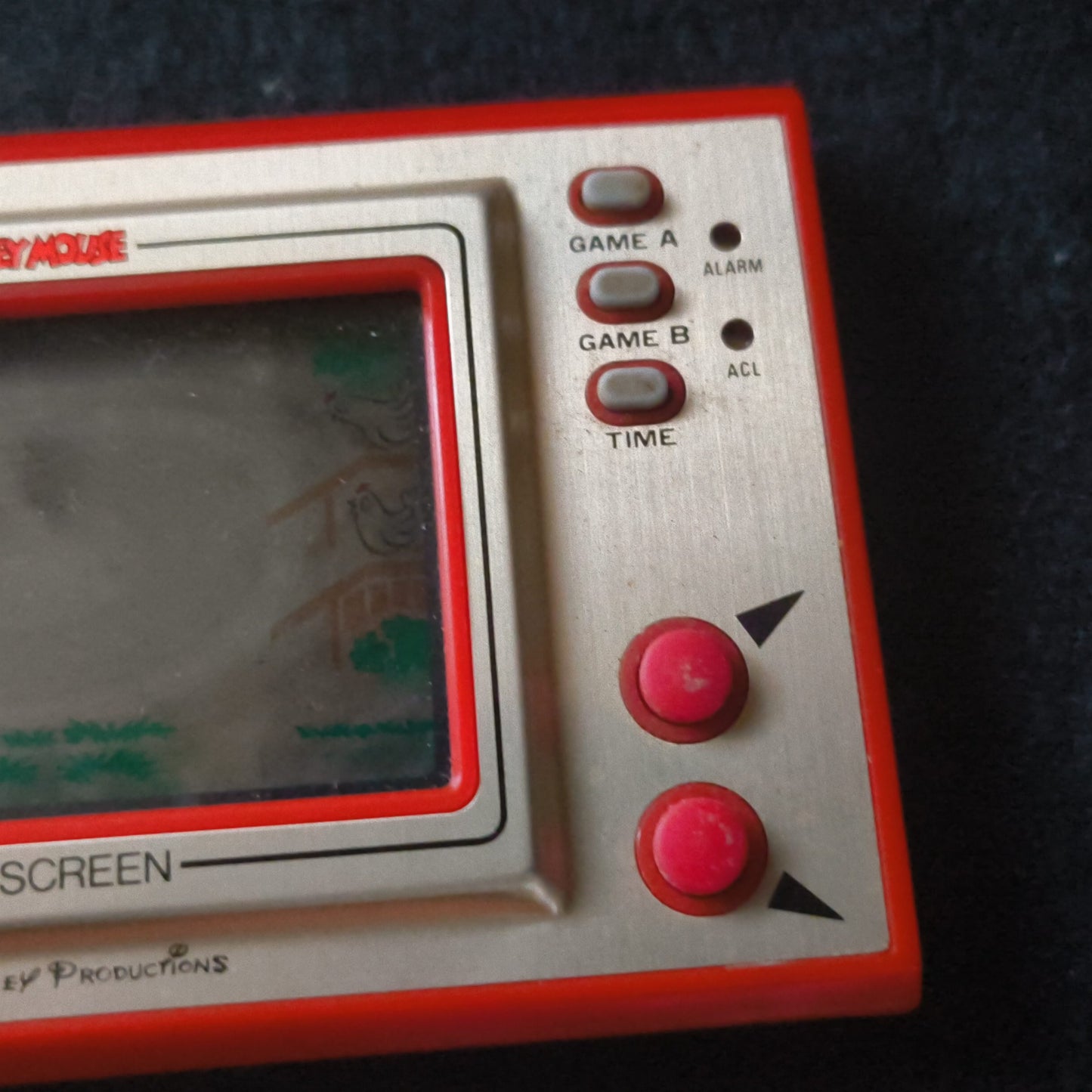 Vintage Nintendo Game & Watch Mickey Mouse. Handheld game, w/Manual, Box,Working