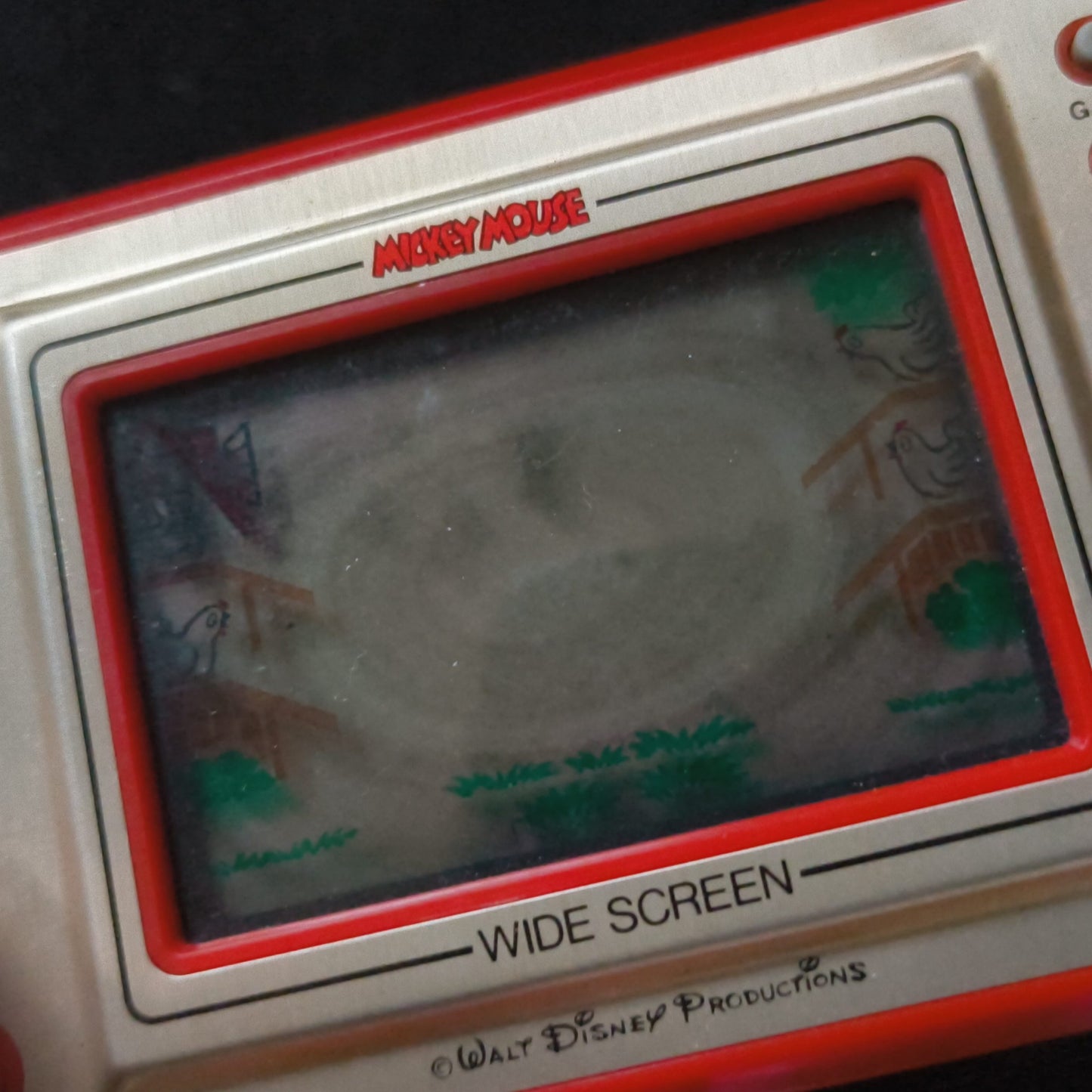 Vintage Nintendo Game & Watch Mickey Mouse. Handheld game, w/Manual, Box,Working