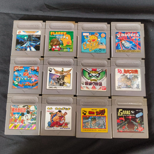Wholesale lots of 12 Nintendo Gameboy Game Boy GB Game Cartridges set-h0813-