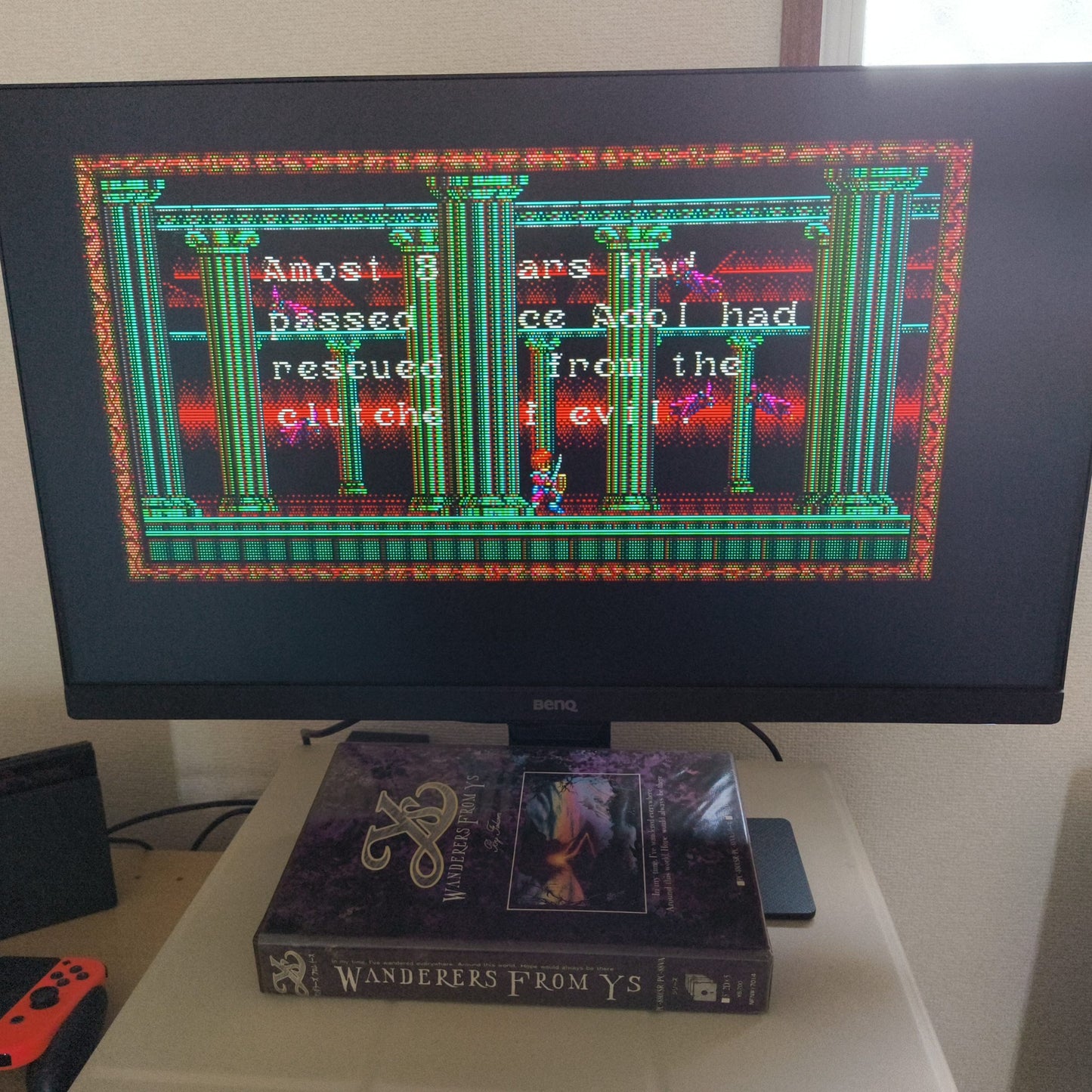 PC-8801 Ys 3, Ys III: Wanderers from Ys W/Box, manual, set, Partly tested-h0711-