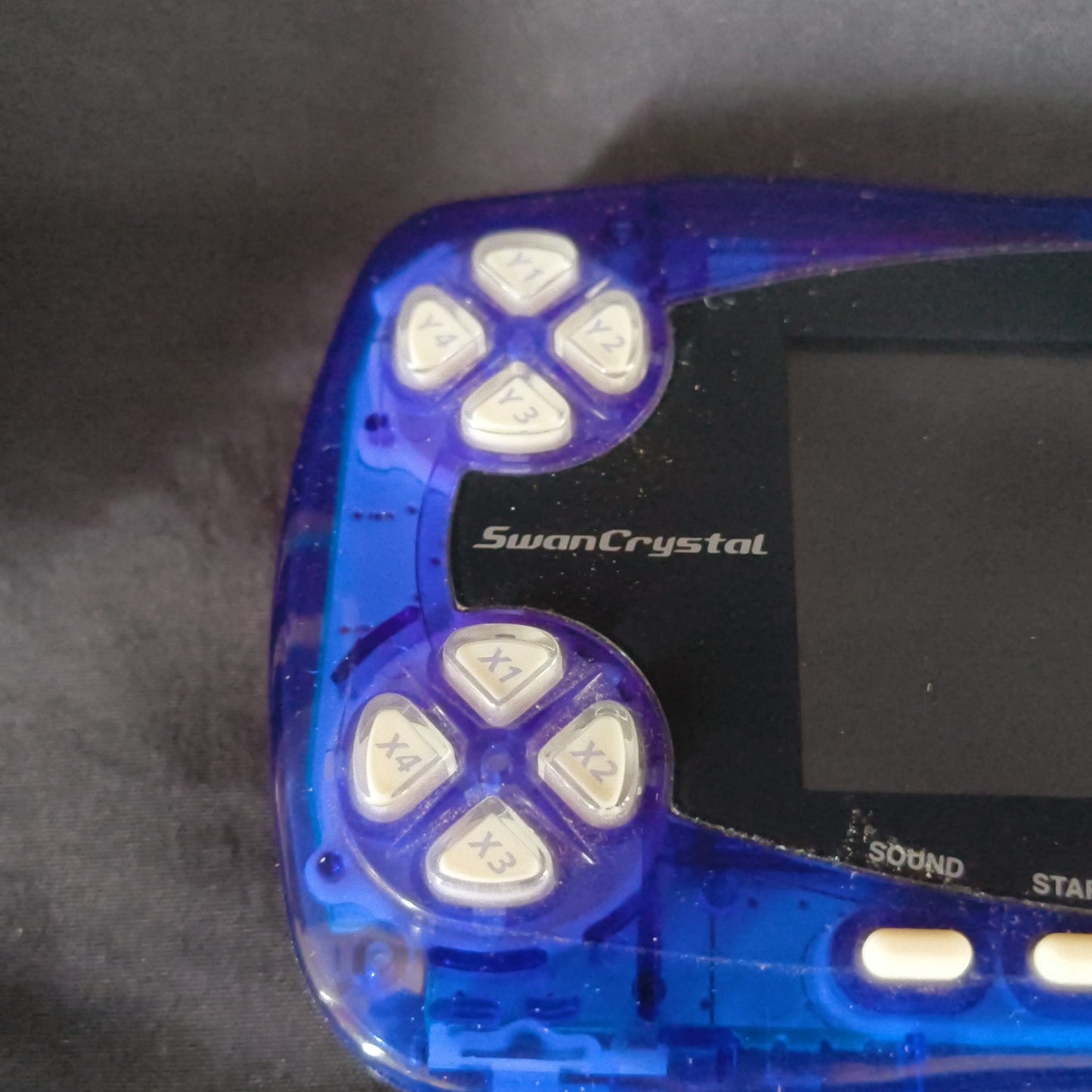 Bandai Wonder Swan Crystal Clear Blue BANDAI Console,Manual,Boexed set-h0815-