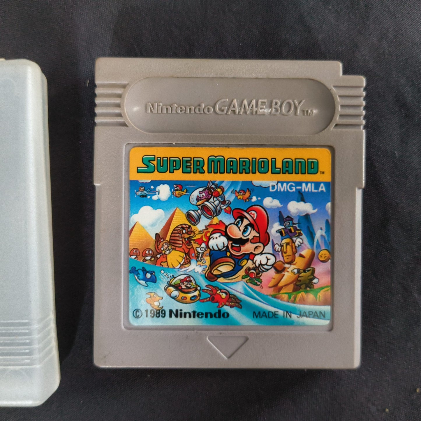 Used, Nintendo Gameboy Light Silver color console MGB-101 and Game set, Working