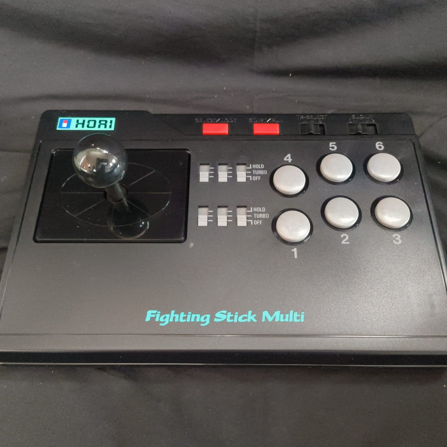 Hori Arcade Fighting Stick Multi for SNES, PC Engine, Megadrive Boxed set-h0815-