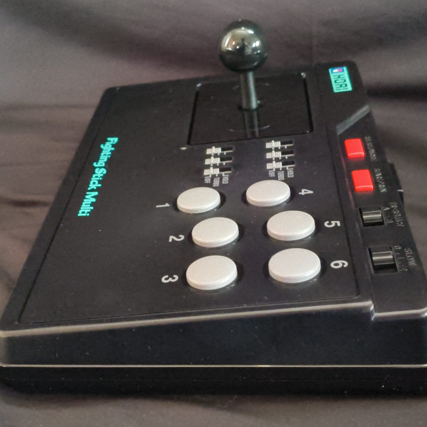 Hori Arcade Fighting Stick Multi for SNES, PC Engine, Megadrive Boxed set-h0815-