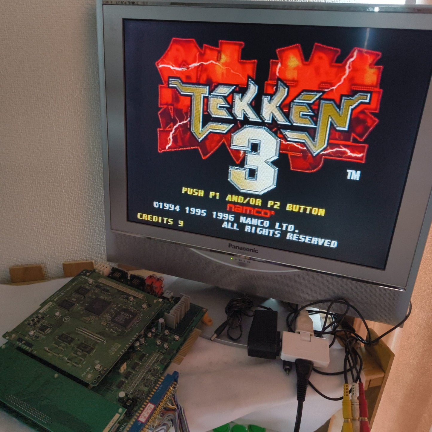 TEKKEN 3 NAMCO Arcade PCB System JAMMA Board, Working condition-h0815-