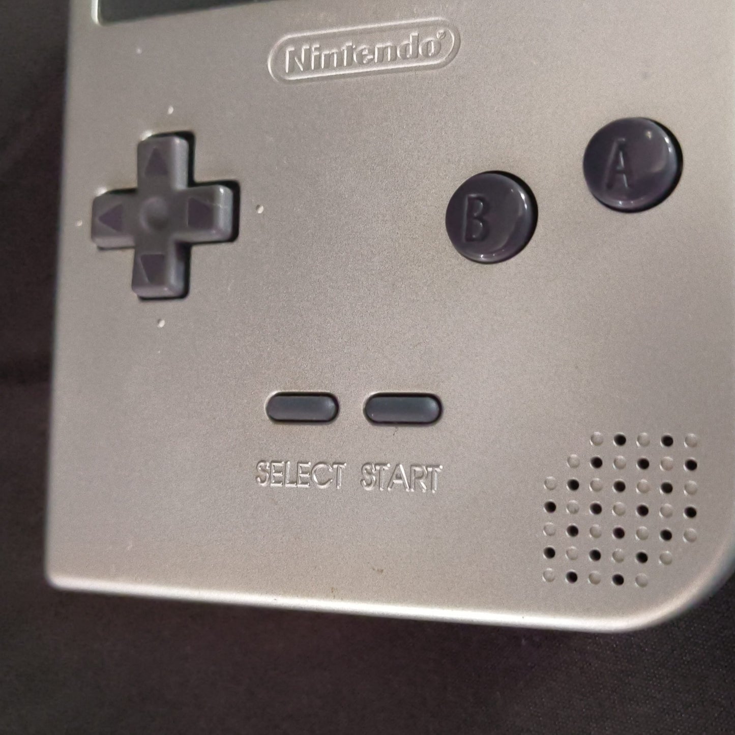 Used, Nintendo Gameboy Light Silver color console MGB-101, Working, Japan-h0818-