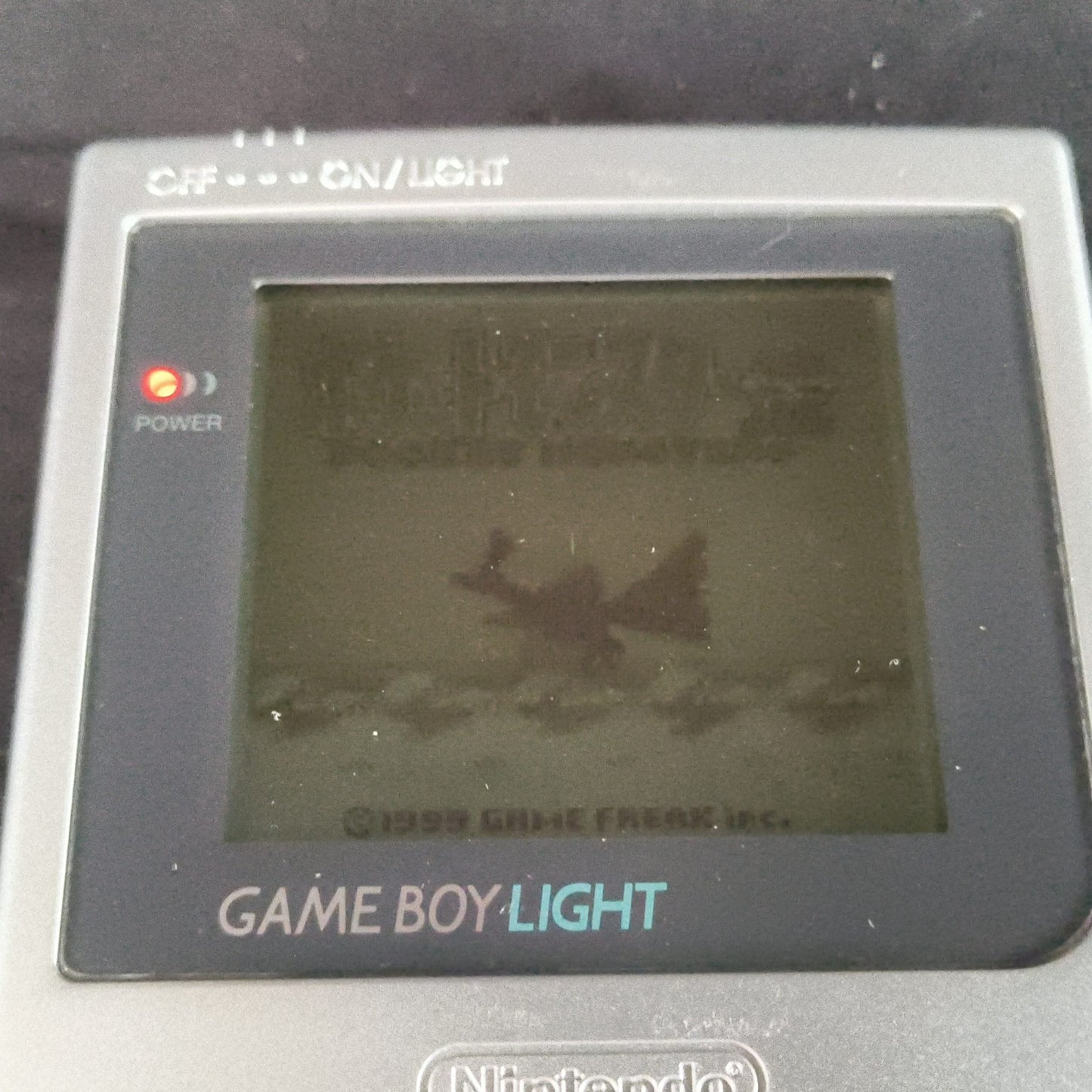 Used, Nintendo Gameboy Light Silver color console MGB-101, Working, Japan-h0818-