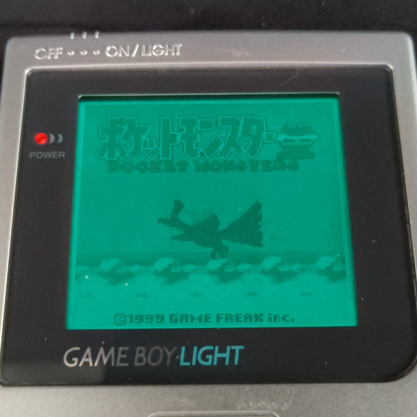 Used, Nintendo Gameboy Light Silver color console MGB-101, Working, Japan-h0818-