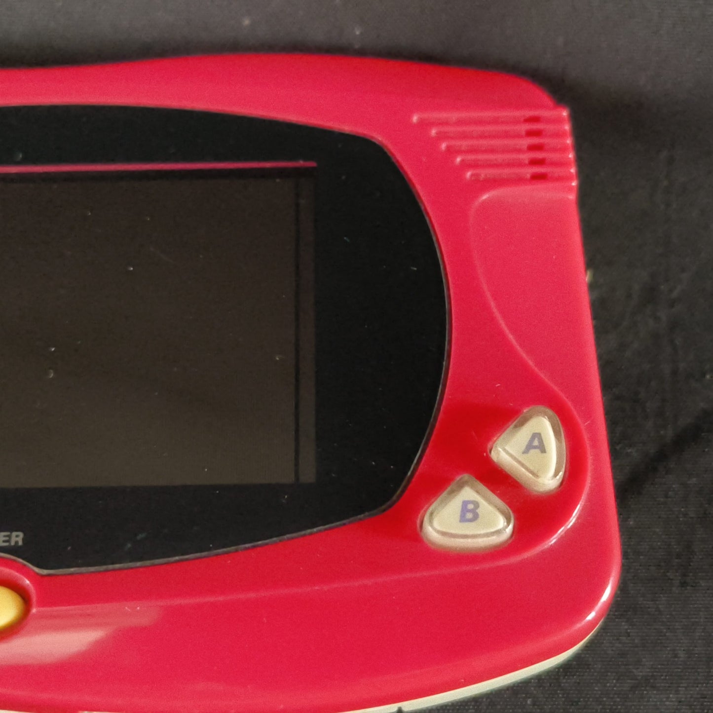 Defective Wonder Swan Crystal SwanCrystal Wine Red BANDAI Console w/Manual, Box