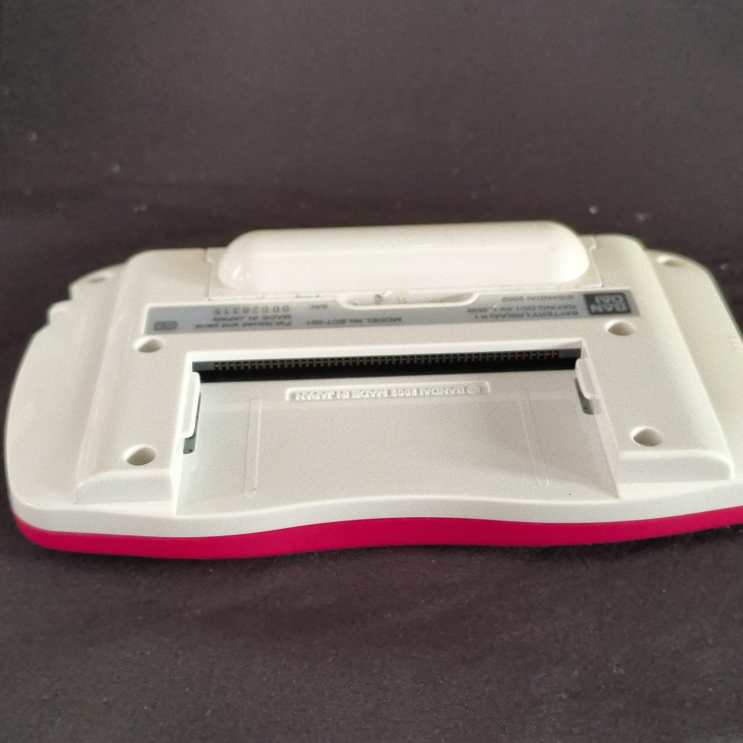 Defective Wonder Swan Crystal SwanCrystal Wine Red BANDAI Console w/Manual, Box