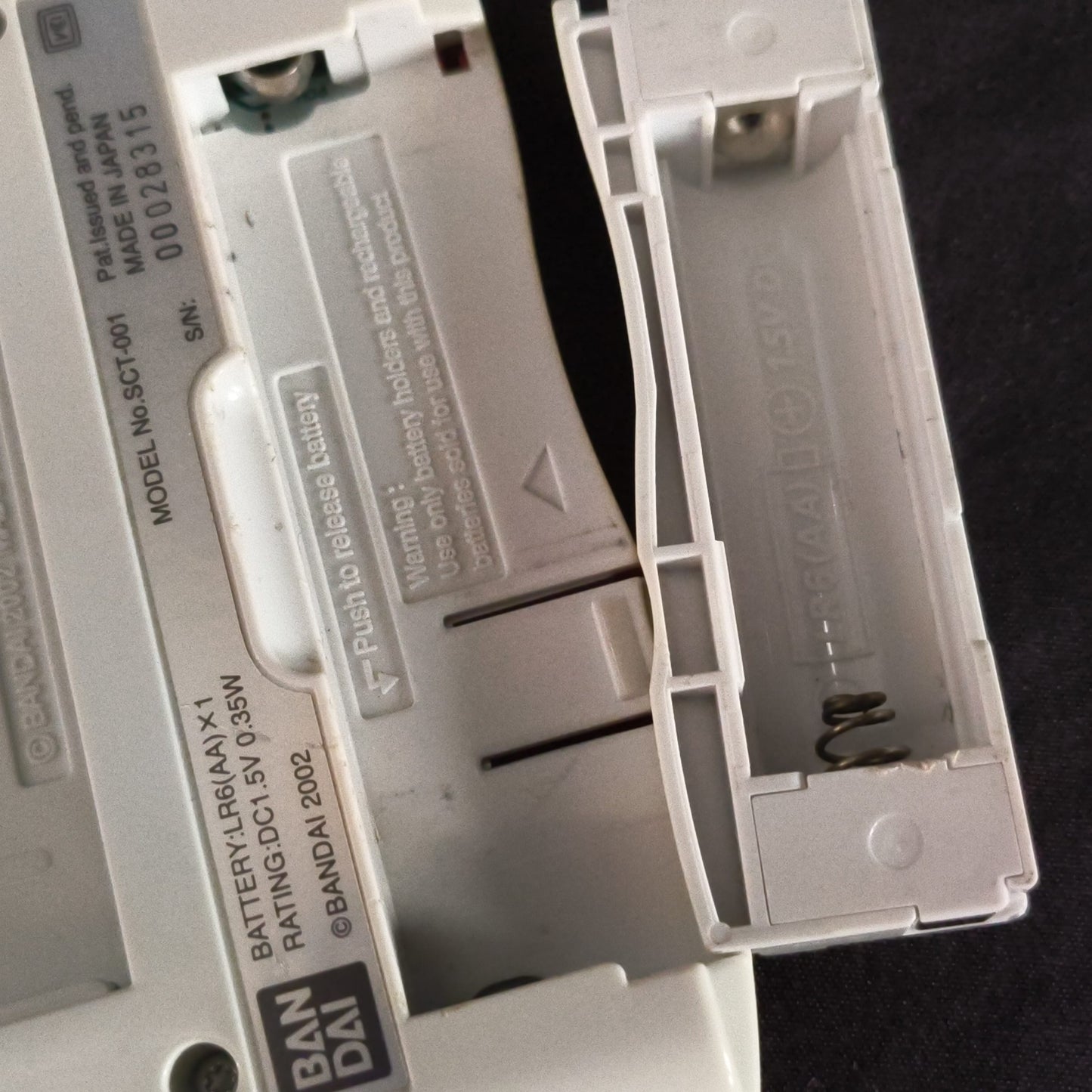 Defective Wonder Swan Crystal SwanCrystal Wine Red BANDAI Console w/Manual, Box