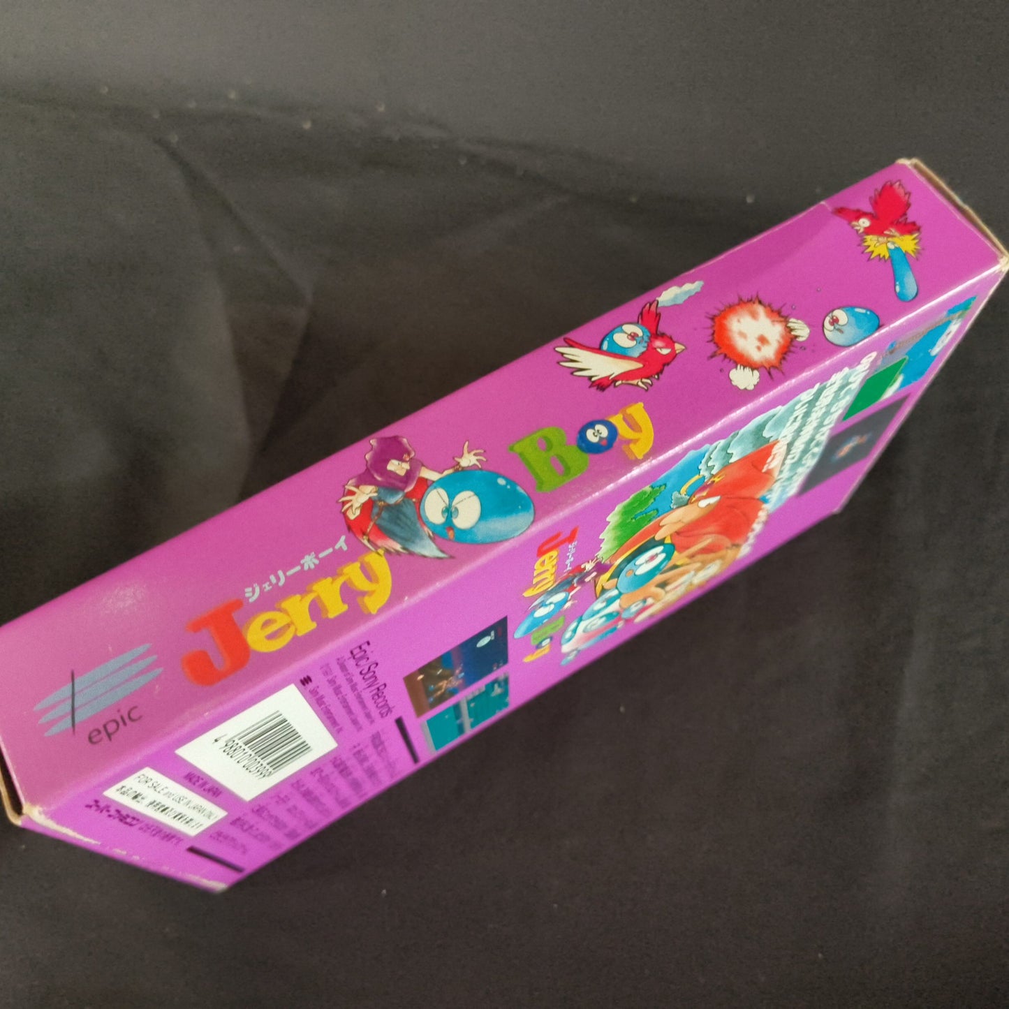 Jerry Boy Smart Ball Super Famicom SFC Cartridge,Manual,Boxed set, Japan,Working