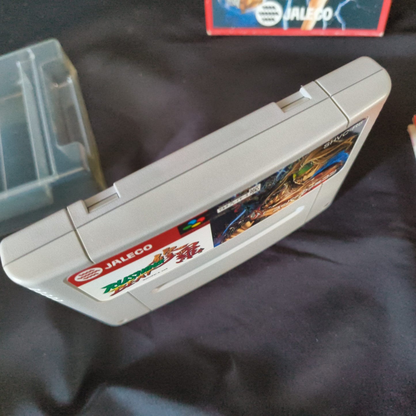 RUSHING BEAT SHURA (The Peace Keepers) Super Famicom SFC Cart, Manual, Box Japan