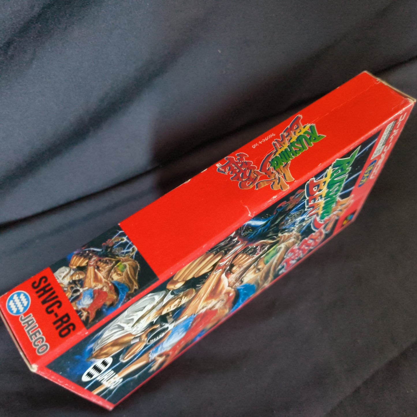 RUSHING BEAT SHURA (The Peace Keepers) Super Famicom SFC Cart, Manual, Box Japan