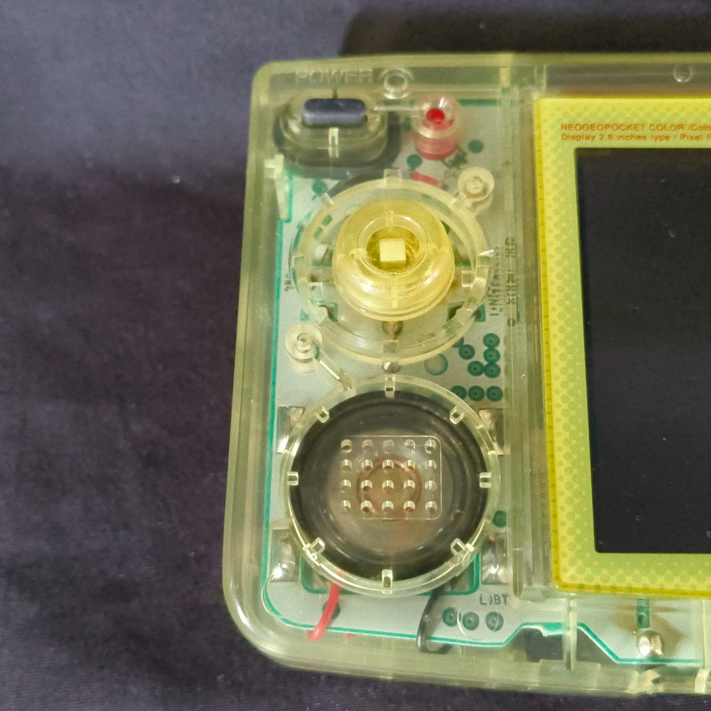 SNK NEOGEO POCKET Color Crystal Yellow Console NEO GEO, Box and game set, Japan