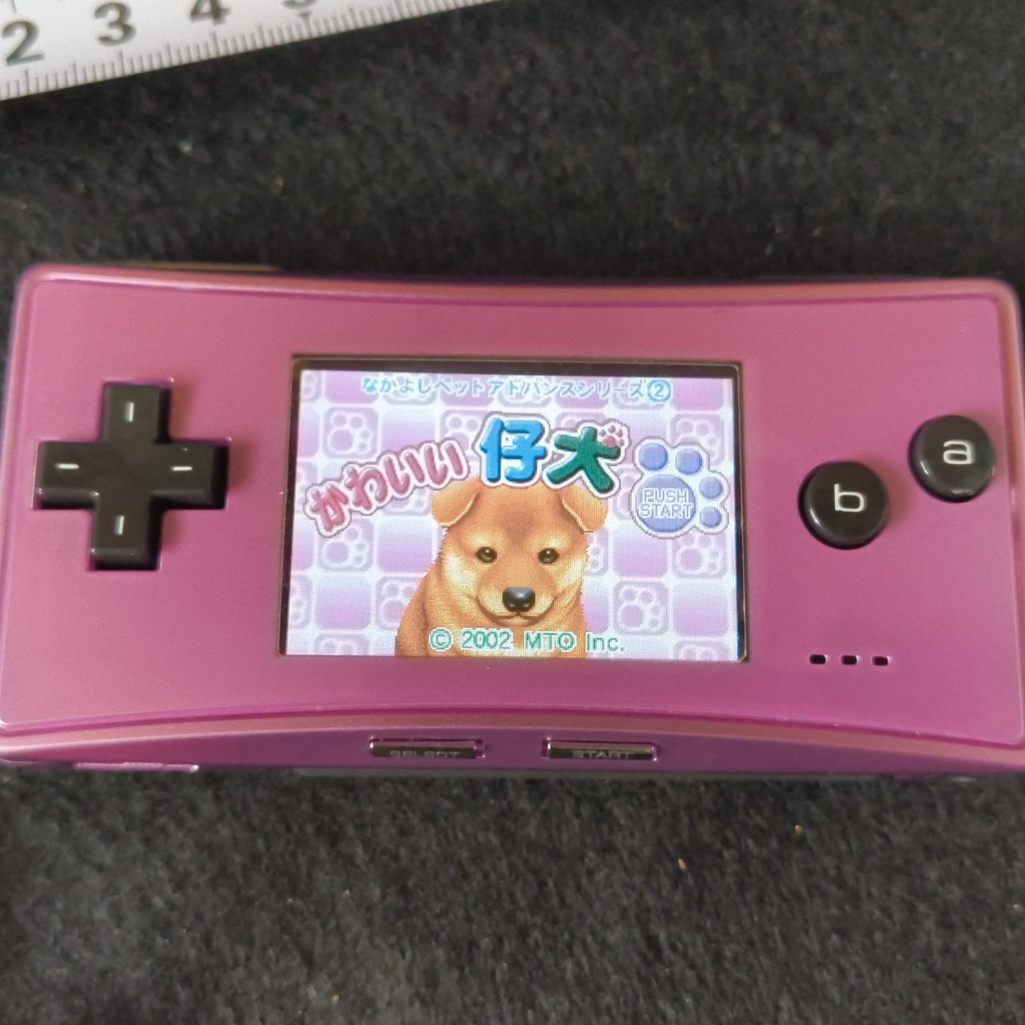 Nintendo Gameboy Micro Purple color Edition console OXY-001,w/Game, Box, Working