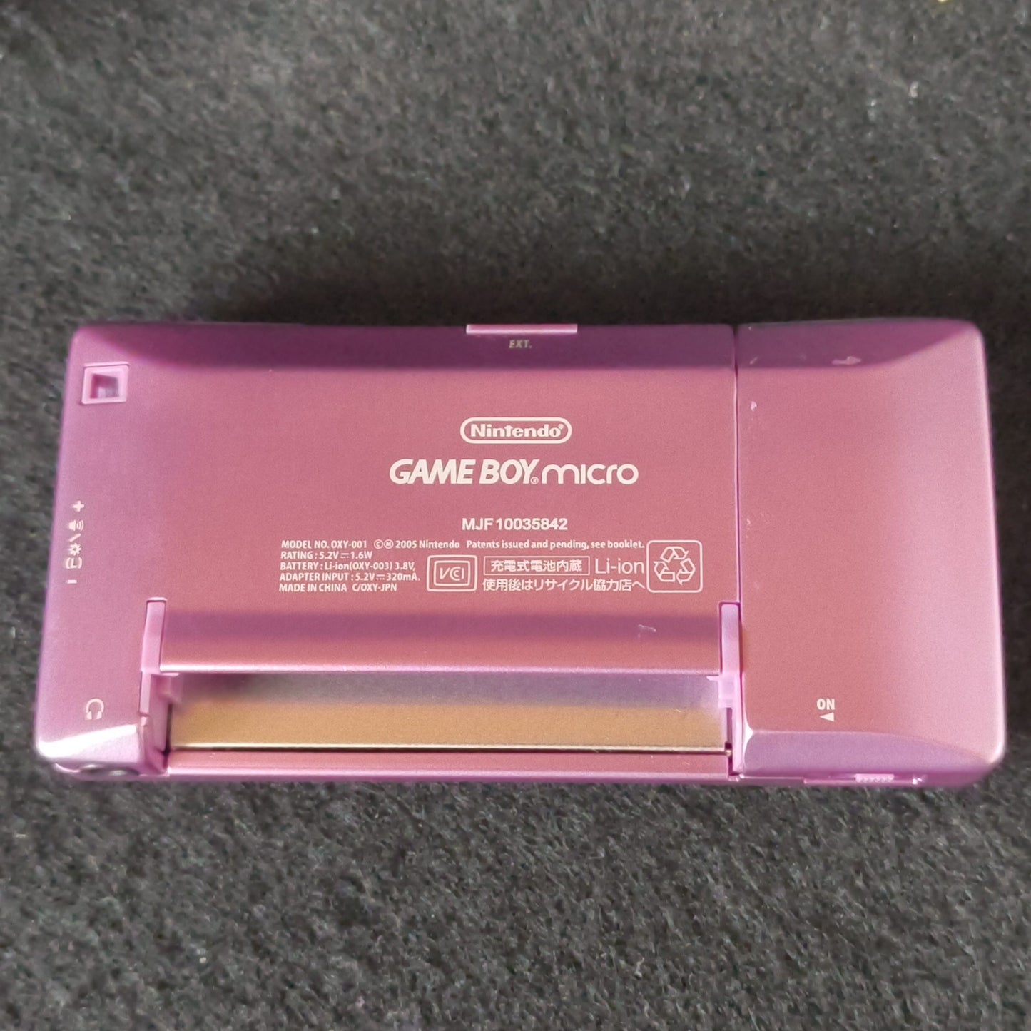 Nintendo Gameboy Micro Purple color Edition console OXY-001,w/Game, Box, Working