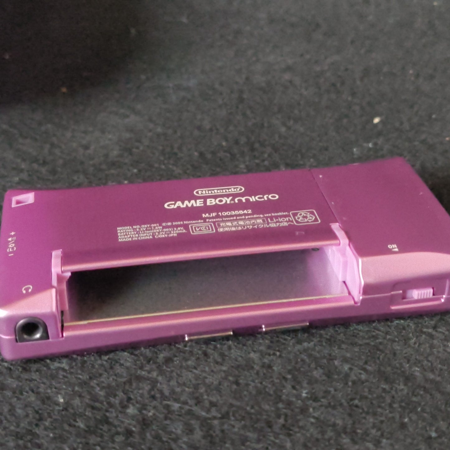 Nintendo Gameboy Micro Purple color Edition console OXY-001,w/Game, Box, Working