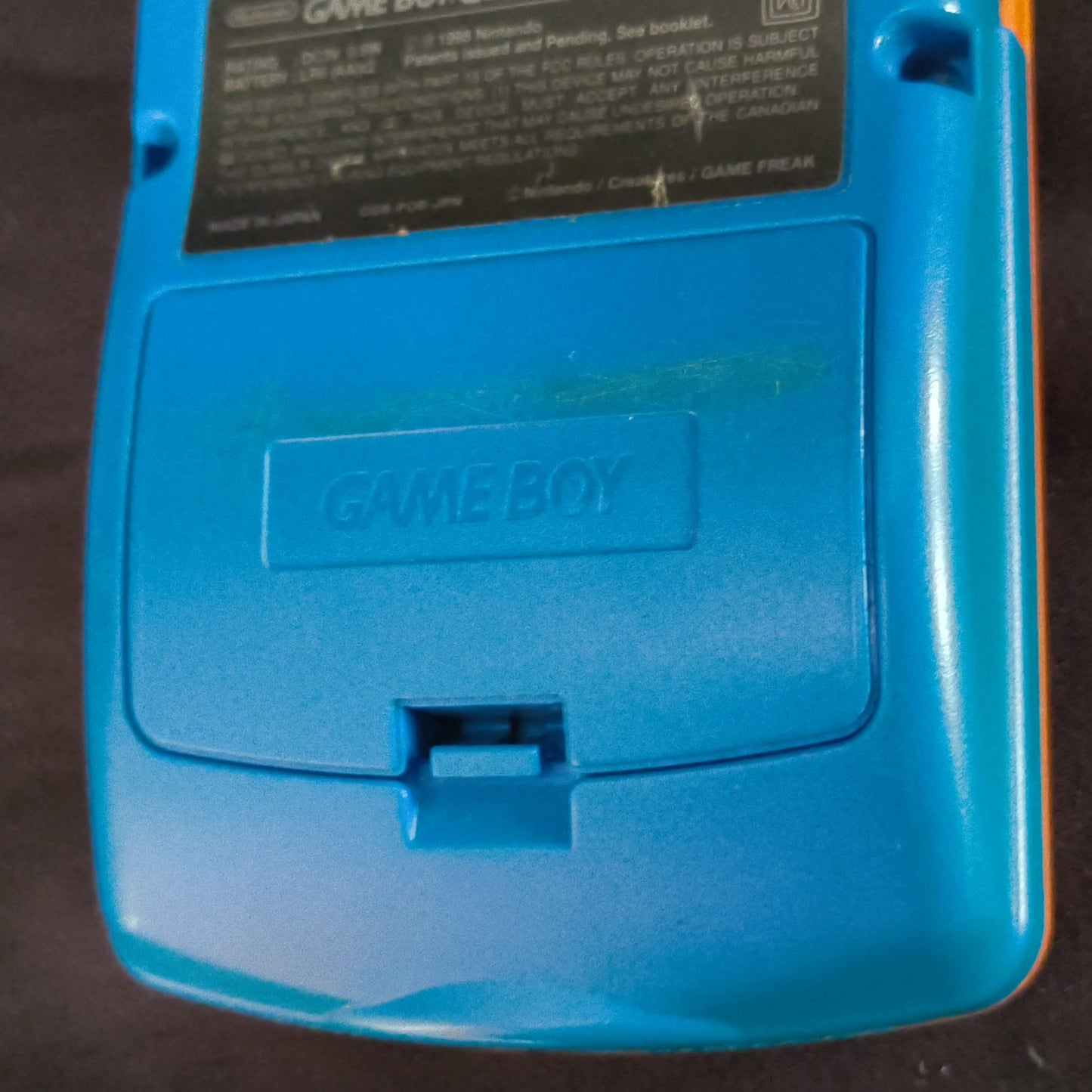 Defective, Nintendo Gameboy Color Pokemon Limited edition Orange color console