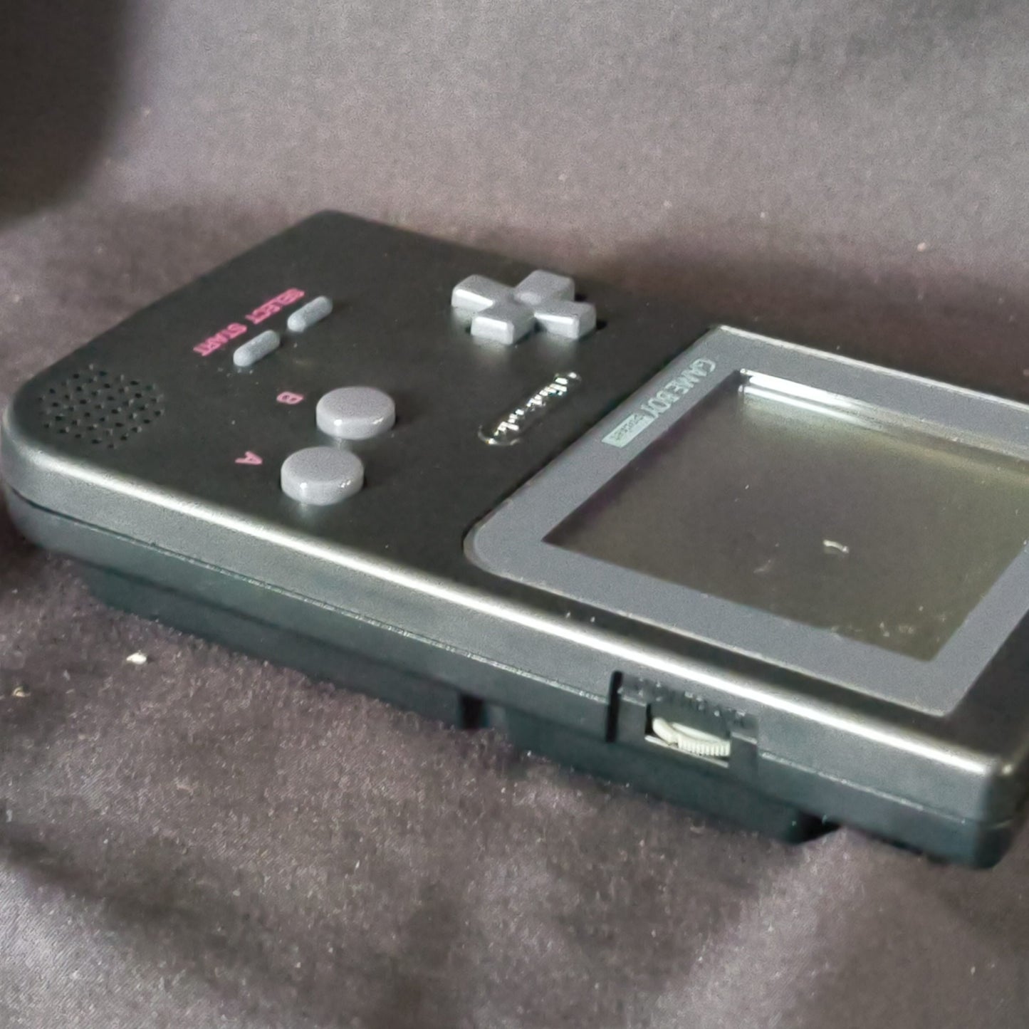 Gameboy Pocket Black color MGB-001 Console W/Manual, Box set, Working, Japan