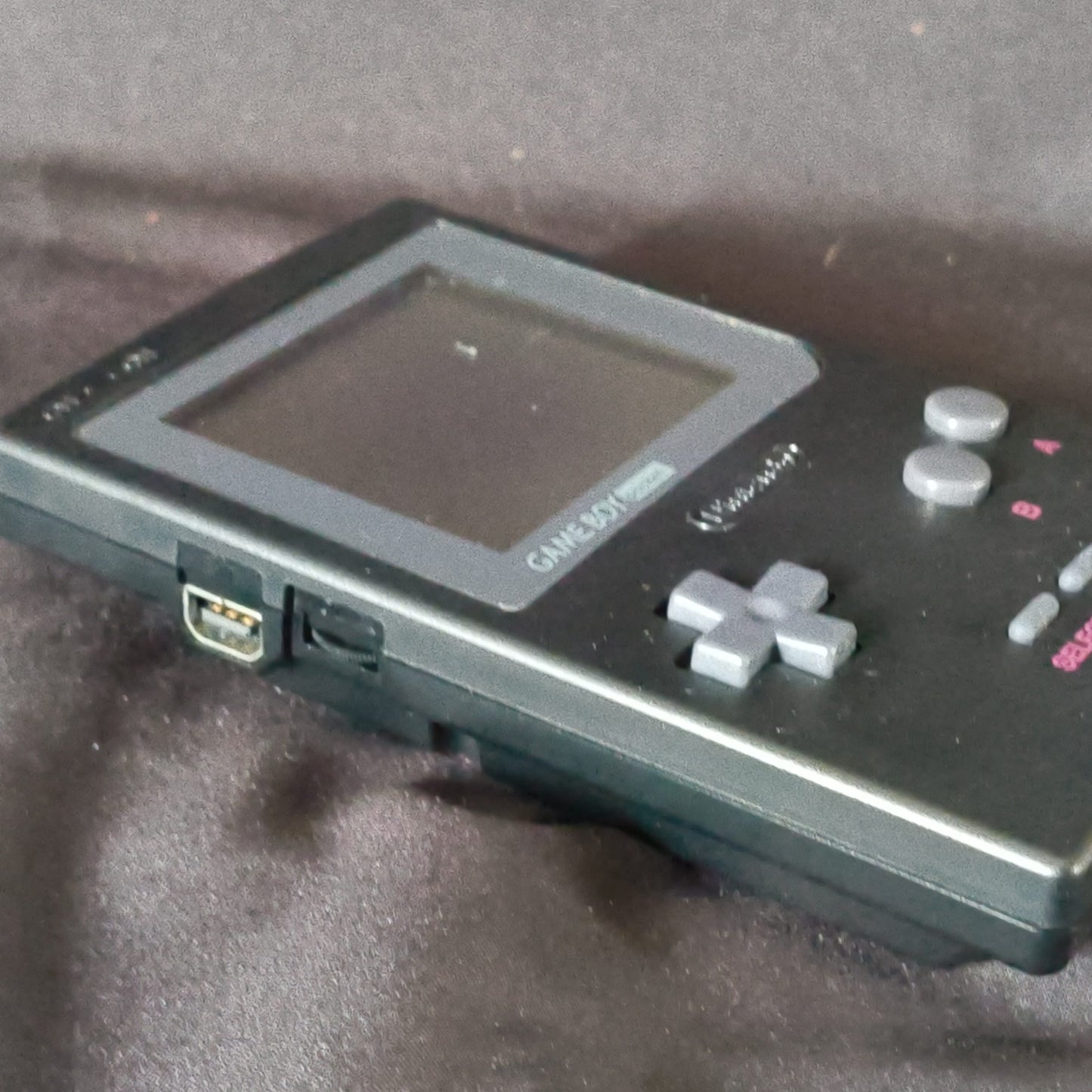 Gameboy Pocket Black color MGB-001 Console W/Manual, Box set, Working, Japan