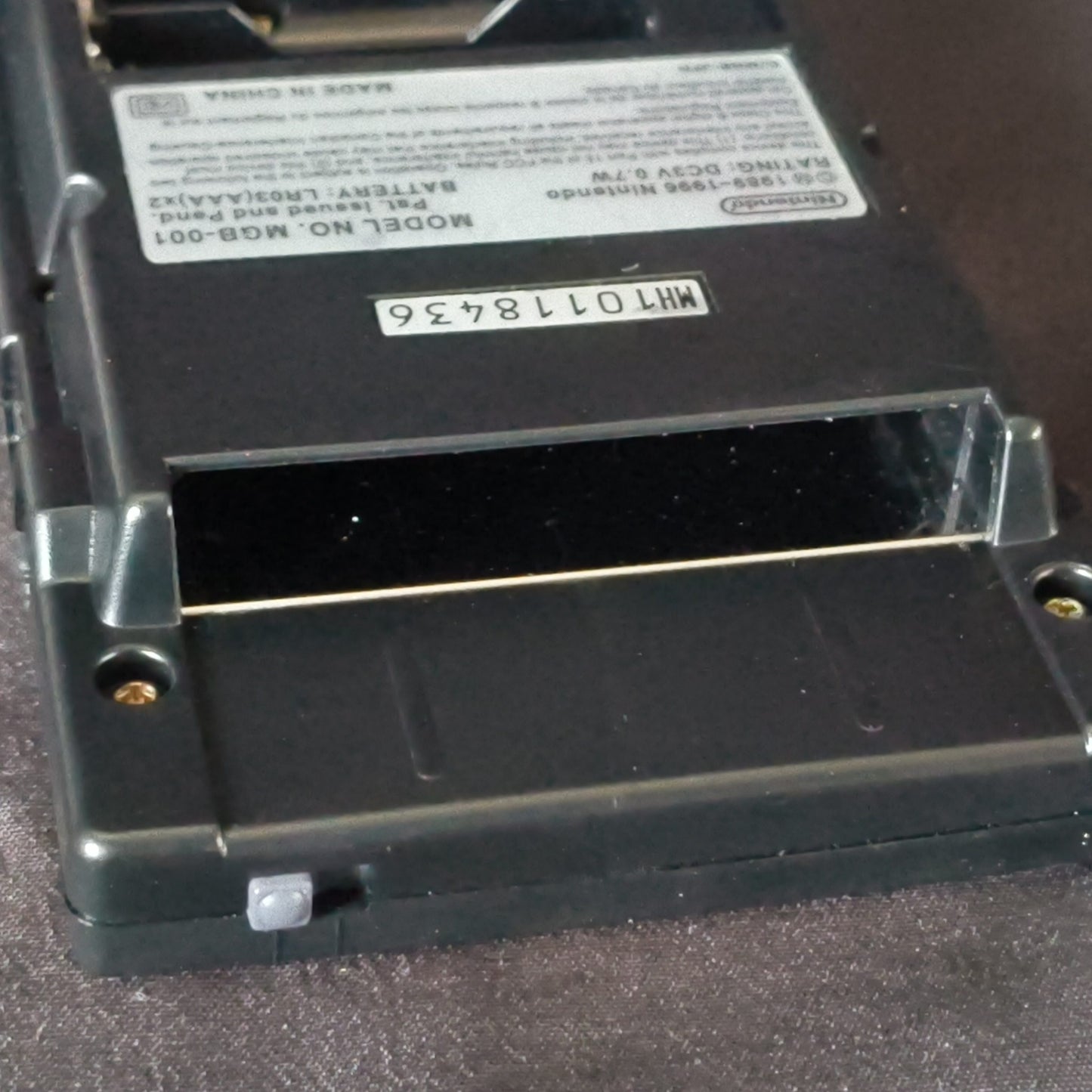 Gameboy Pocket Black color MGB-001 Console W/Manual, Box set, Working, Japan