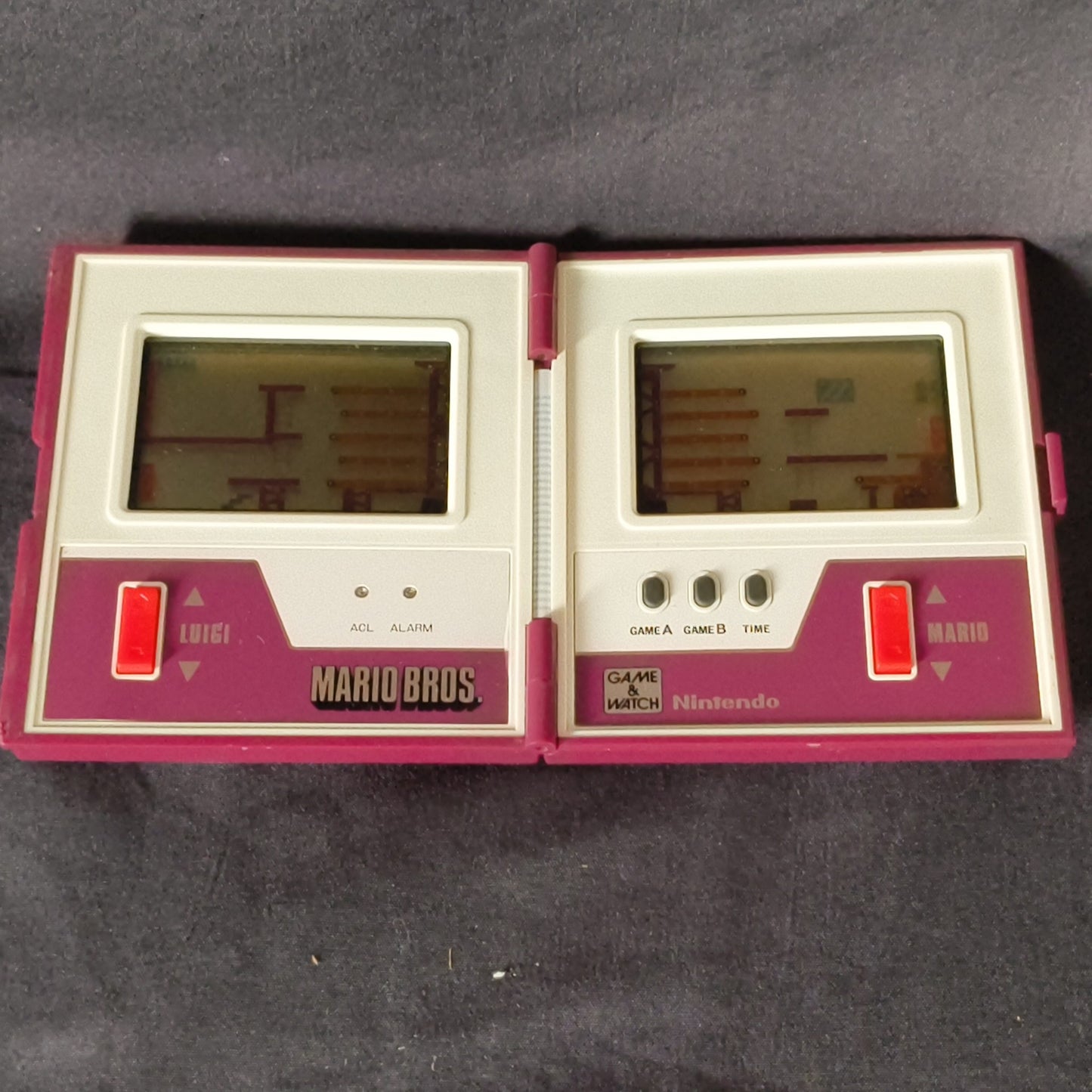 Used Nintendo Game & Watch MARIO BROS. Multi Screen concole, working-h0901-