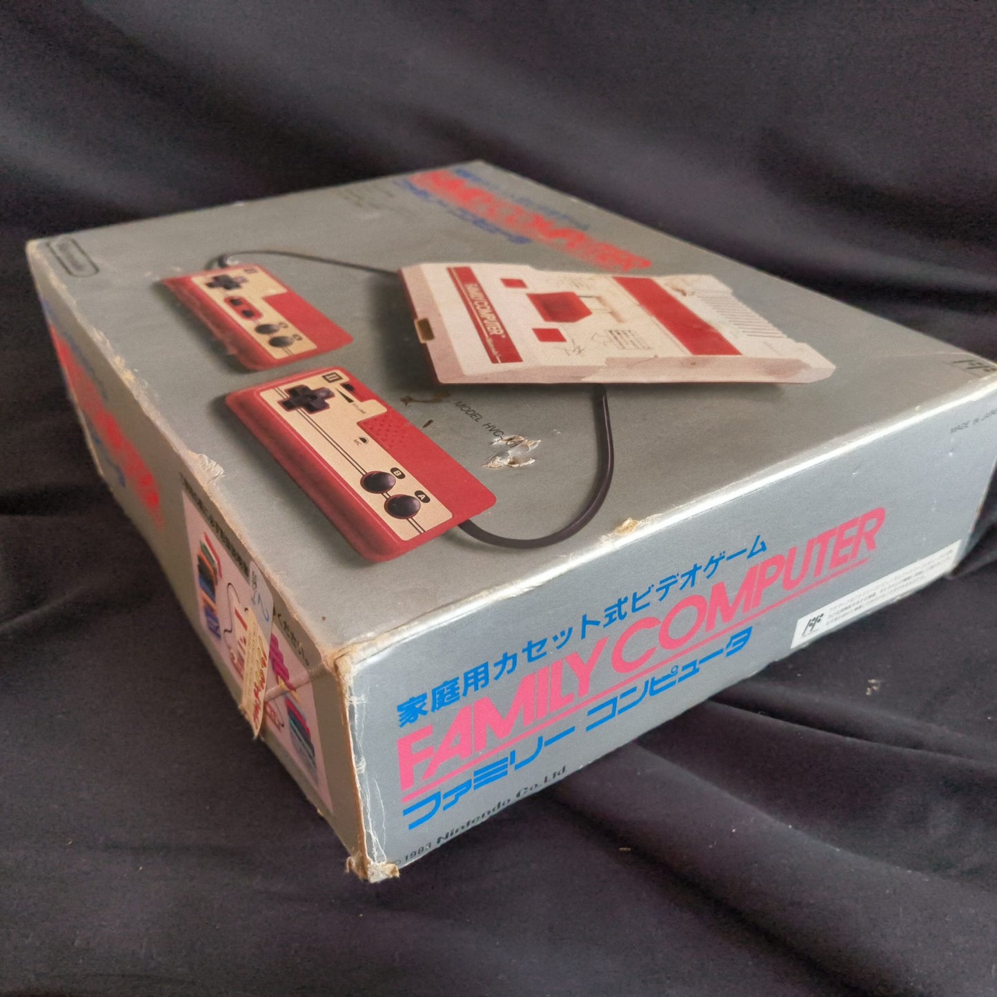 Nintendo Famicom NES HVC-001 Console, PSU, RF switch and Box set, Working-h0916-